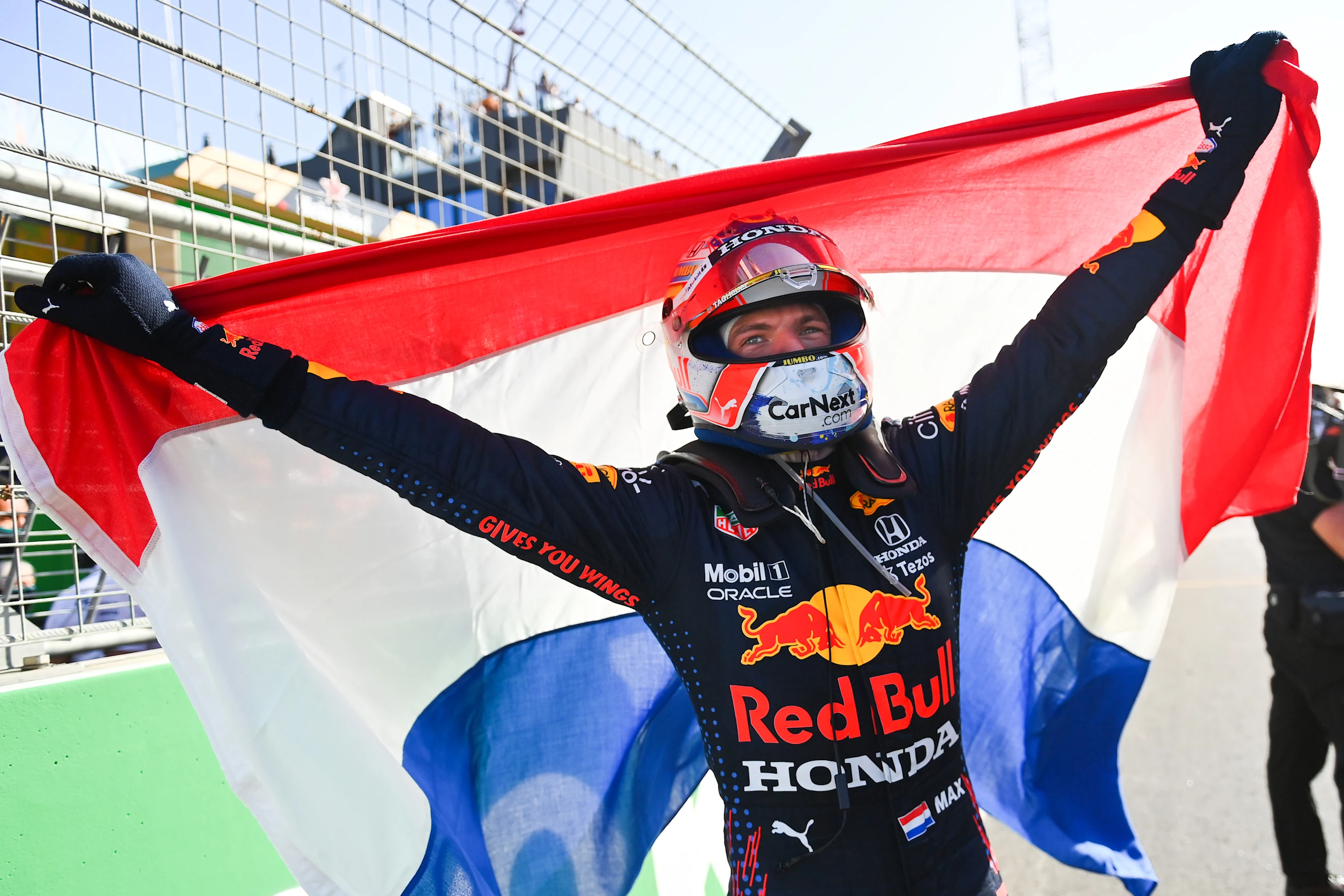 ZANDVOORT, NETHERLANDS - SEPTEMBER 05: Race winner Max Verstappen of Netherlands and Red Bull