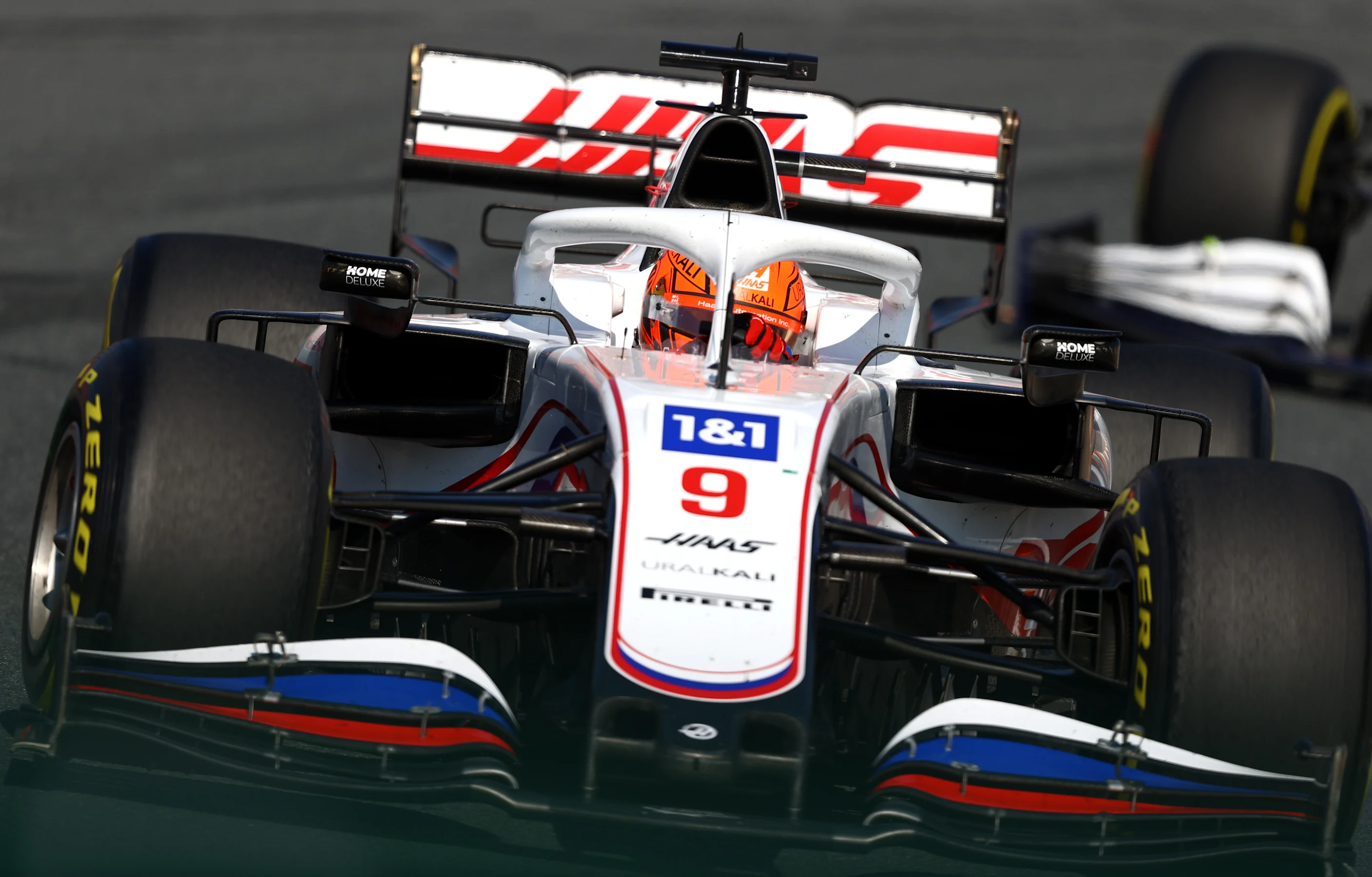 ZANDVOORT, NETHERLANDS - SEPTEMBER 05: Nikita Mazepin of Russia driving the (9) Haas F1 Team VF-21