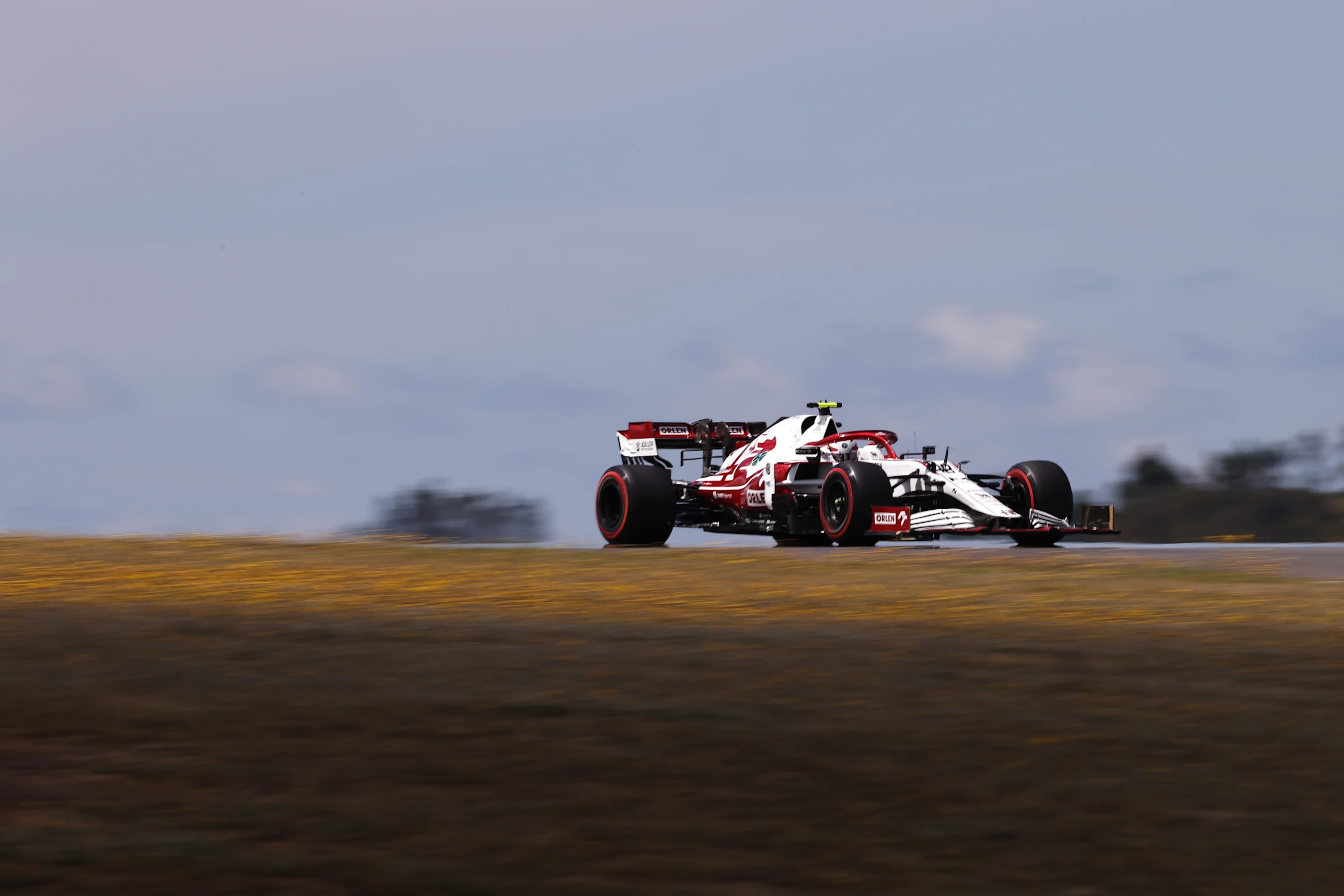 PORTIMAO, PORTUGAL - APRIL 30: Antonio Giovinazzi of Italy driving the (99) Alfa Romeo Racing C41