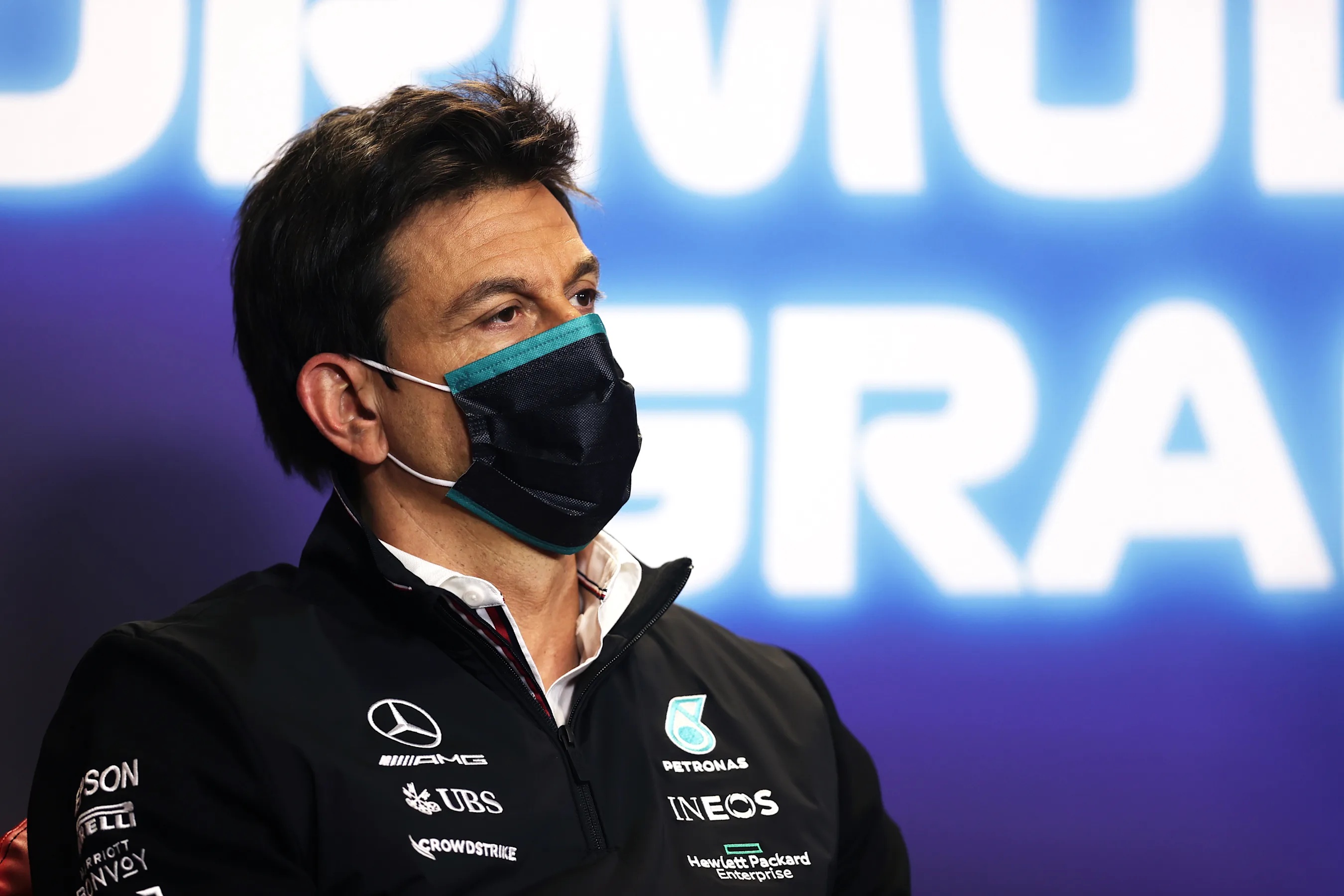 PORTIMAO, PORTUGAL - APRIL 30: Mercedes GP Executive Director Toto Wolff talks in the Team