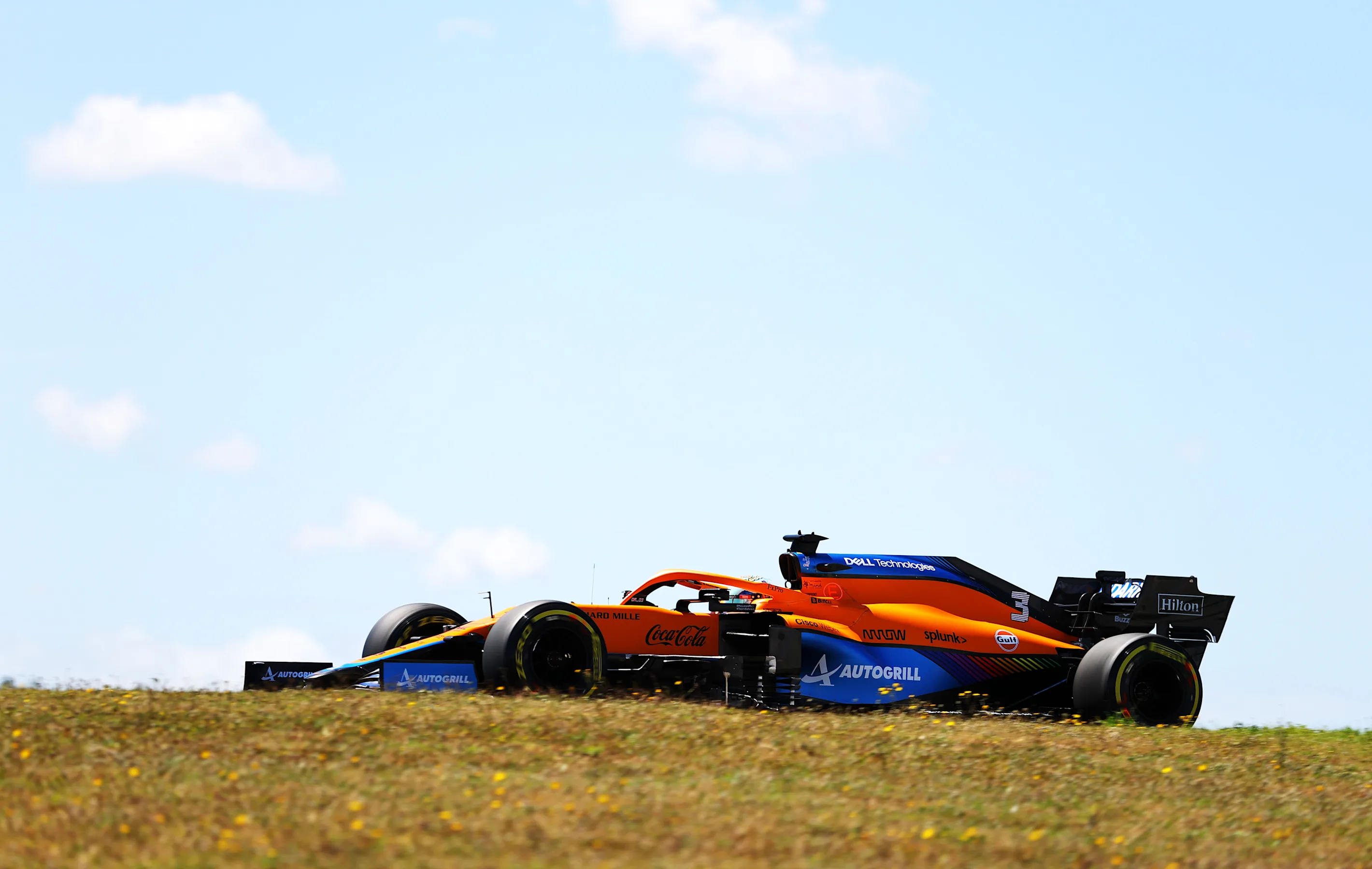 PORTIMAO, PORTUGAL - APRIL 30: Daniel Ricciardo of Australia driving the (3) McLaren F1 Team MCL35M