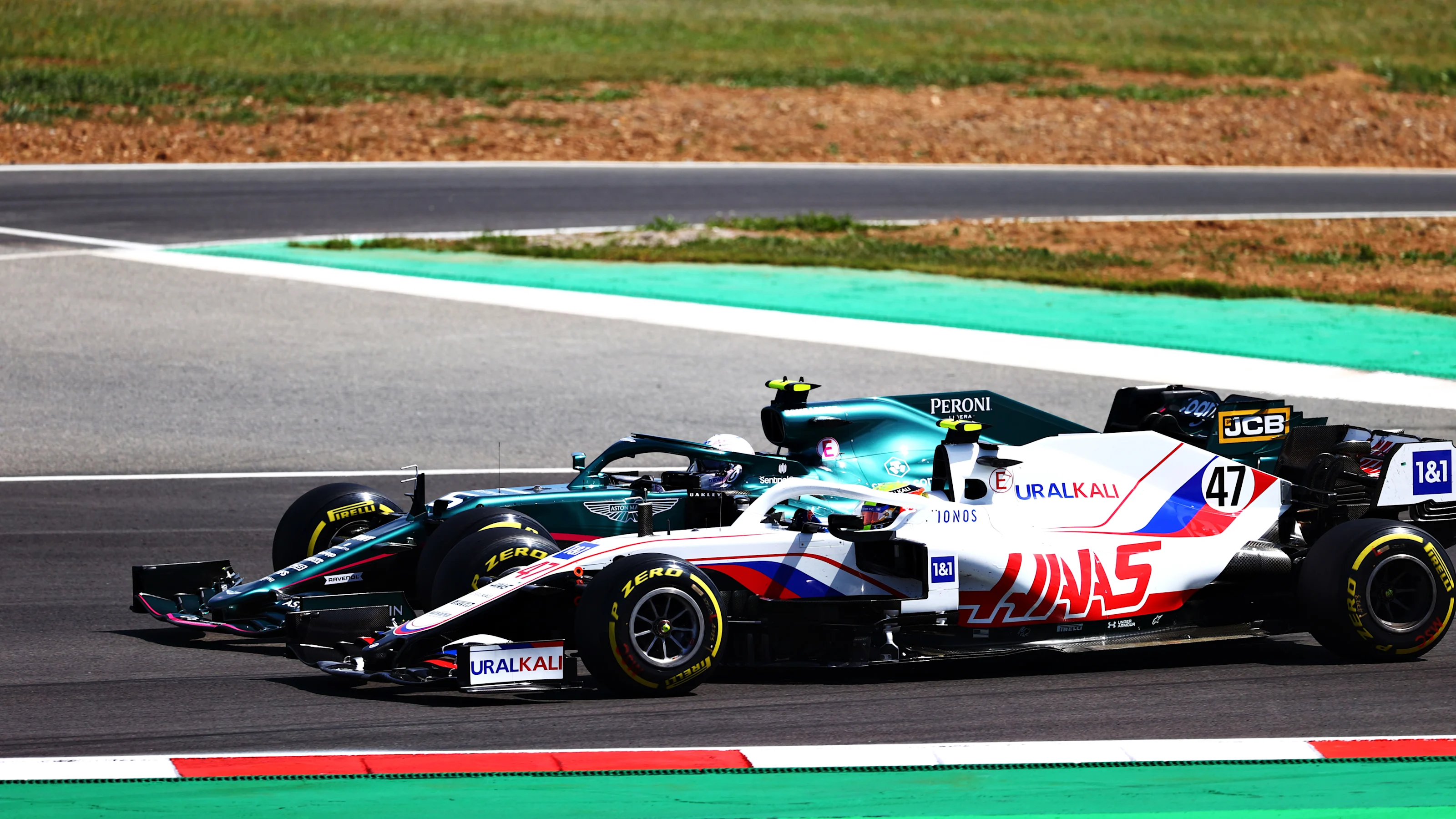 PORTIMAO, PORTUGAL - MAY 02: Sebastian Vettel of Germany driving the (5) Aston Martin AMR21