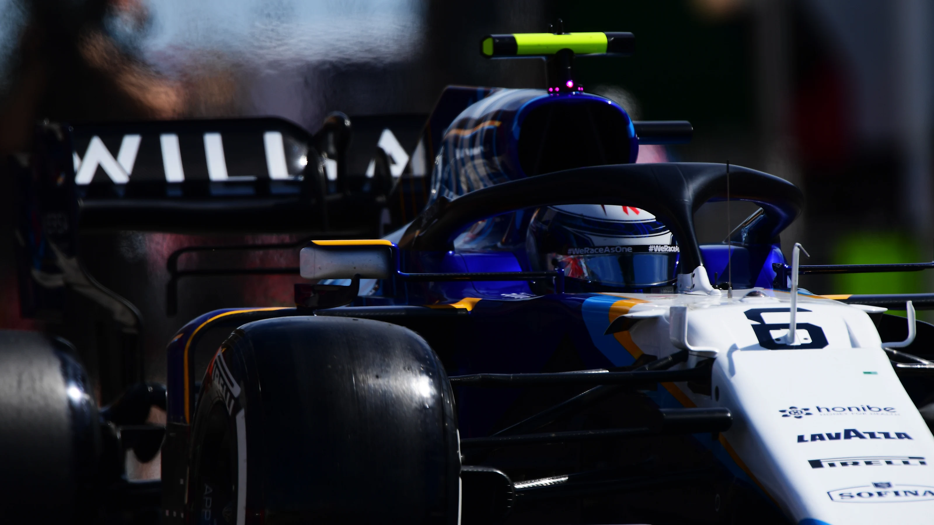 PORTIMAO, PORTUGAL - MAY 02: Nicholas Latifi of Canada driving the (6) Williams Racing FW43B