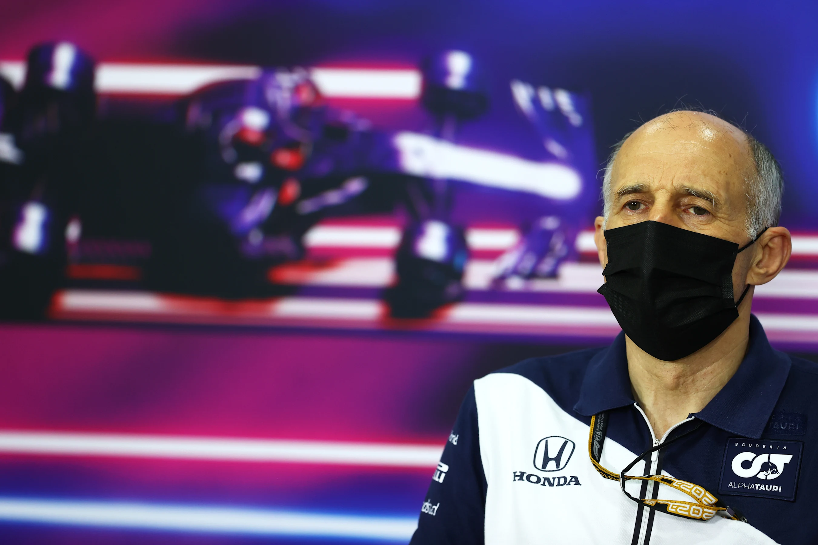 DOHA, QATAR - NOVEMBER 19: Scuderia AlphaTauri Team Principal Franz Tost talks in the Team