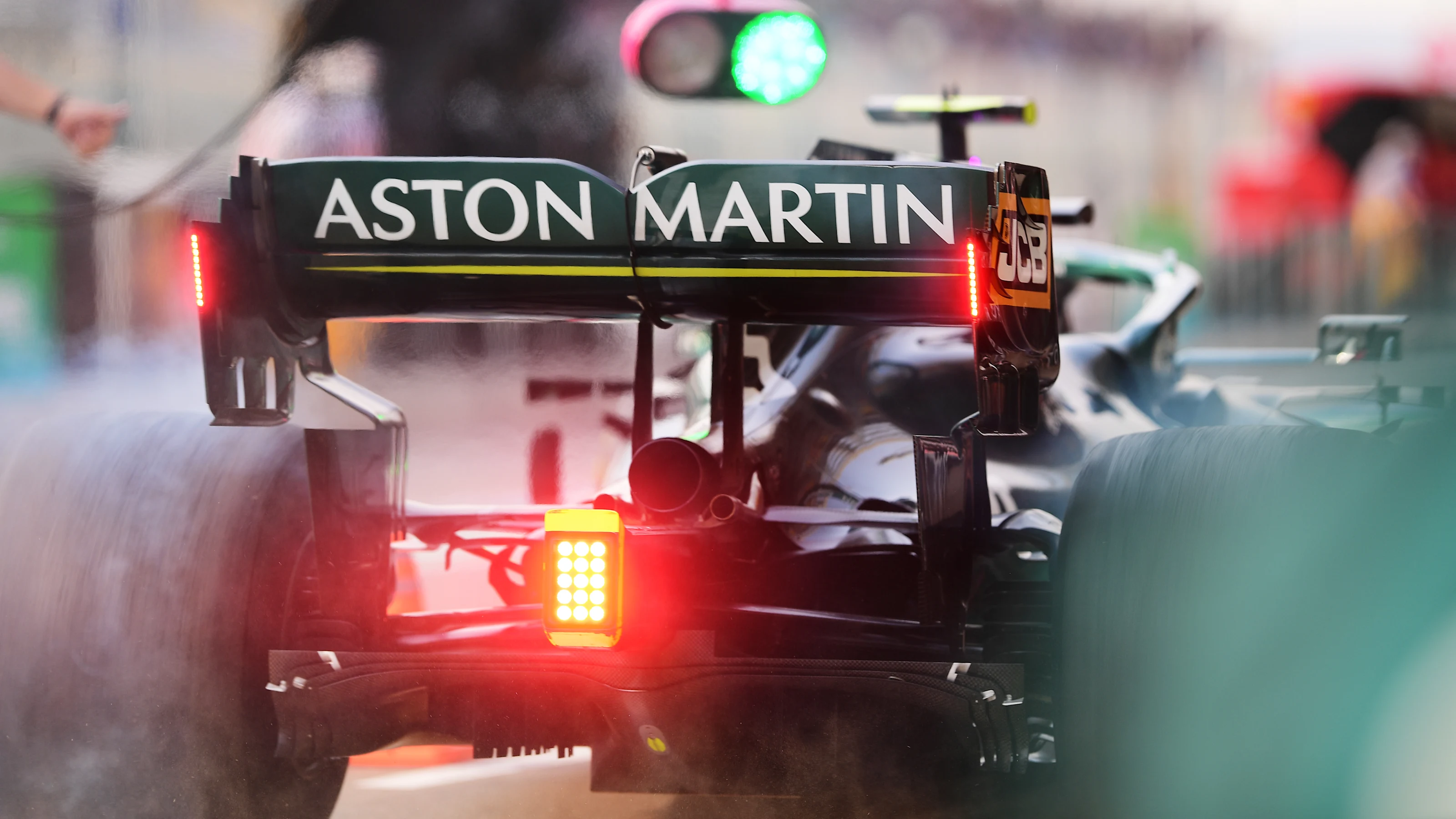 DOHA, QATAR - NOVEMBER 20: Sebastian Vettel of Germany driving the (5) Aston Martin AMR21 Mercedes