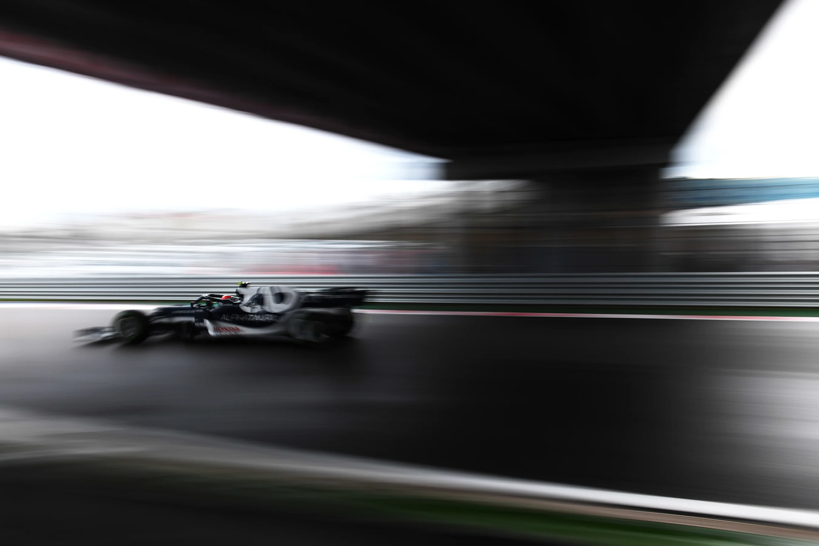 SOCHI, RUSSIA - SEPTEMBER 25: Pierre Gasly of France driving the (10) Scuderia AlphaTauri AT02