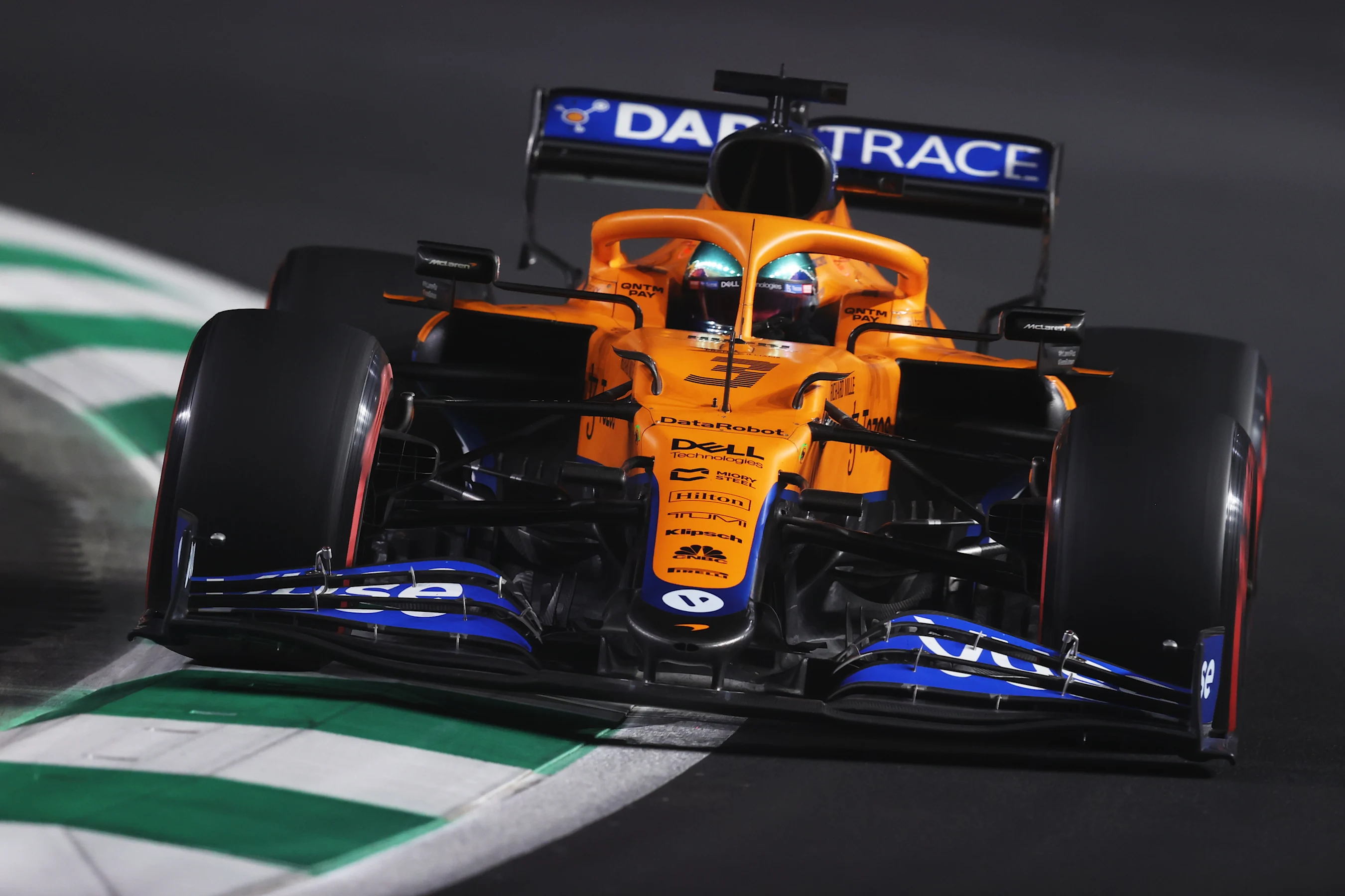 JEDDAH, SAUDI ARABIA - DECEMBER 03:Daniel Ricciardo of Australia driving the (3) McLaren F1 Team
