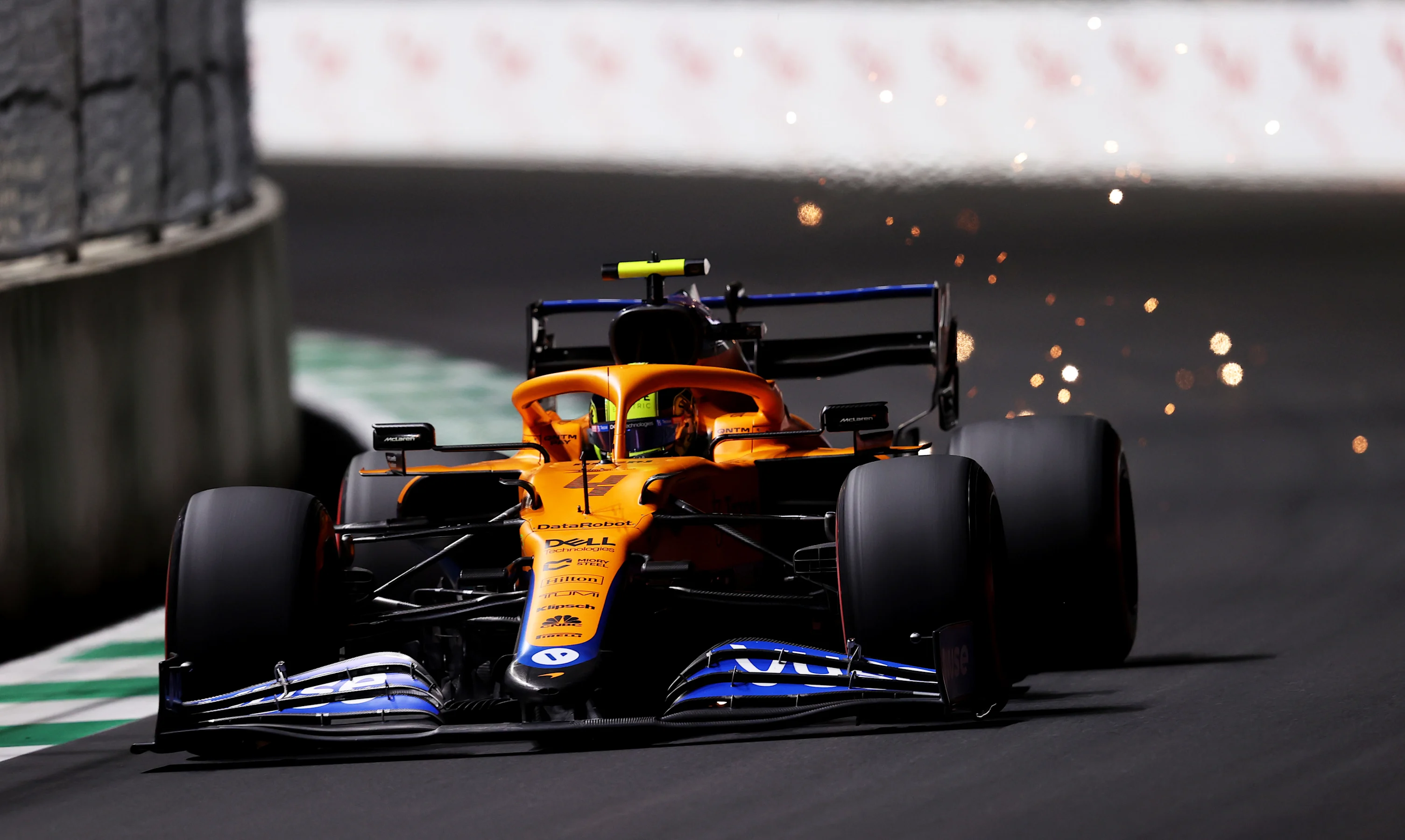 JEDDAH, SAUDI ARABIA - DECEMBER 03: Lando Norris of Great Britain driving the (4) McLaren F1 Team