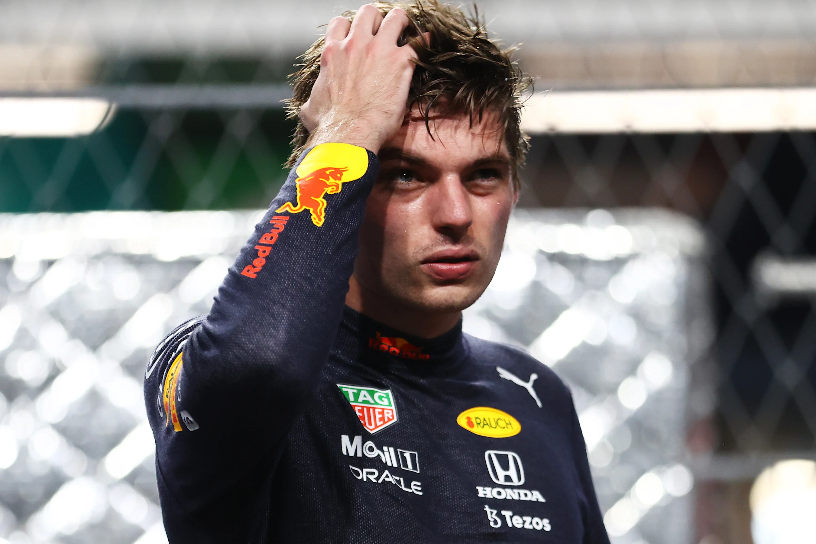 JEDDAH, SAUDI ARABIA - DECEMBER 04: Third place qualifier Max Verstappen of Netherlands and Red