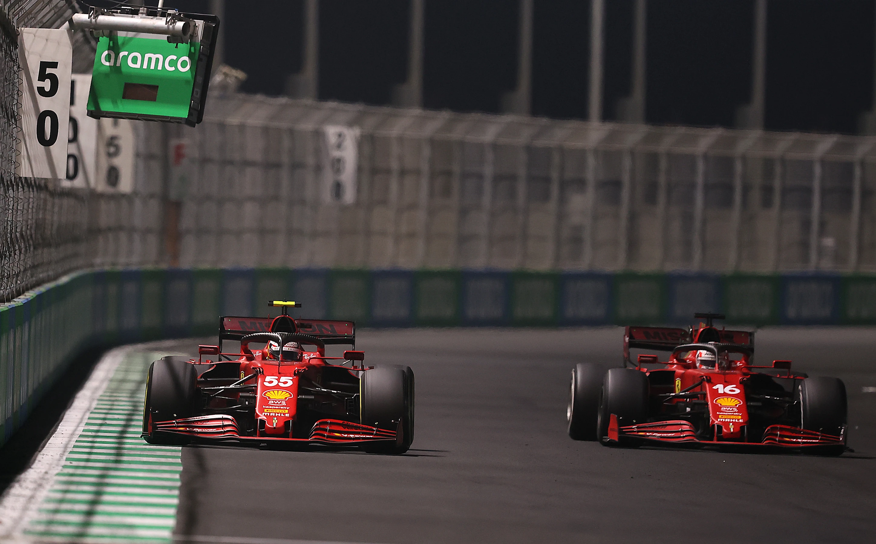 JEDDAH, SAUDI ARABIA - DECEMBER 05: Charles Leclerc of Monaco driving the (16) Scuderia Ferrari