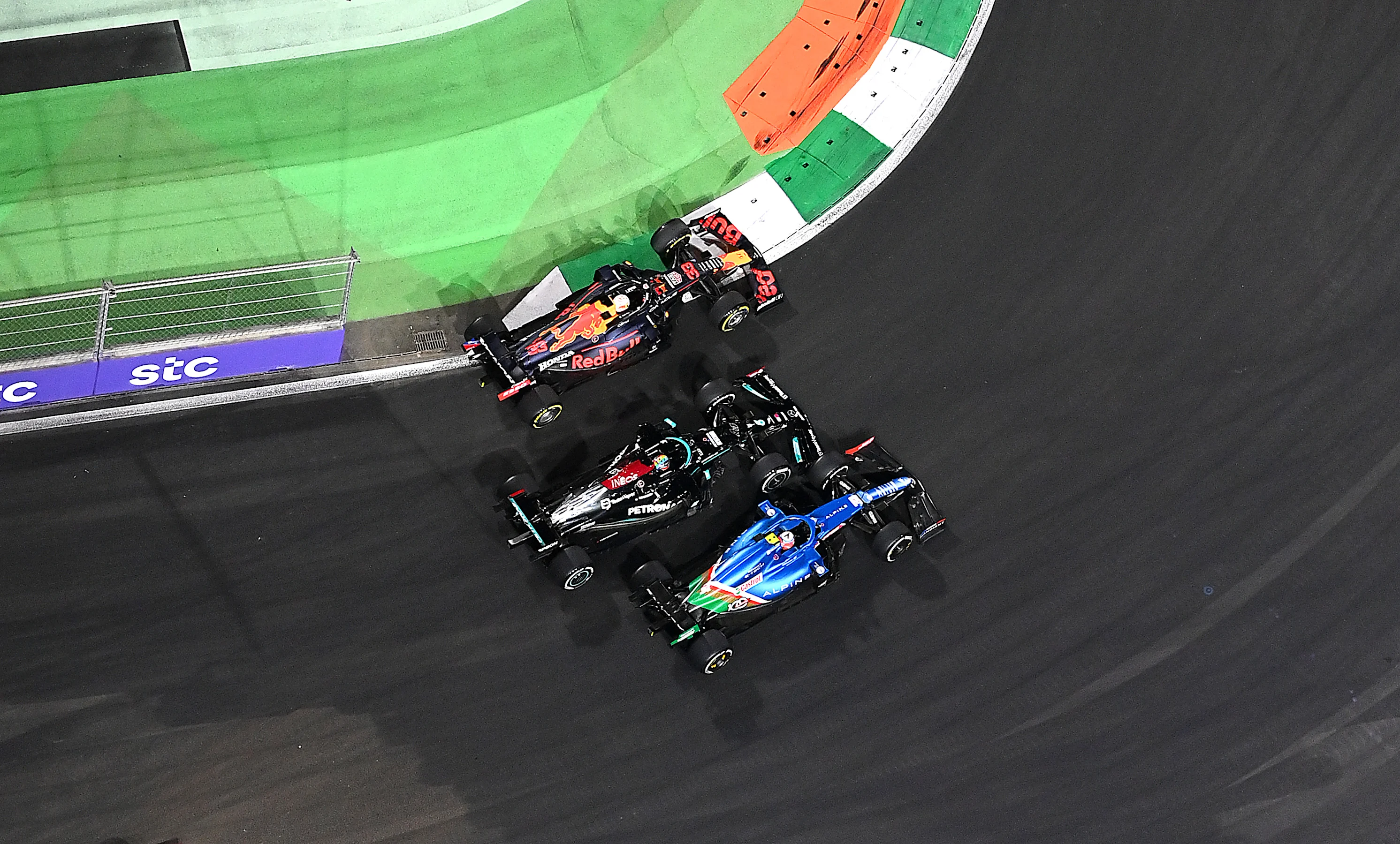 JEDDAH, SAUDI ARABIA - DECEMBER 05: Esteban Ocon of France driving the (31) Alpine A521 Renault,