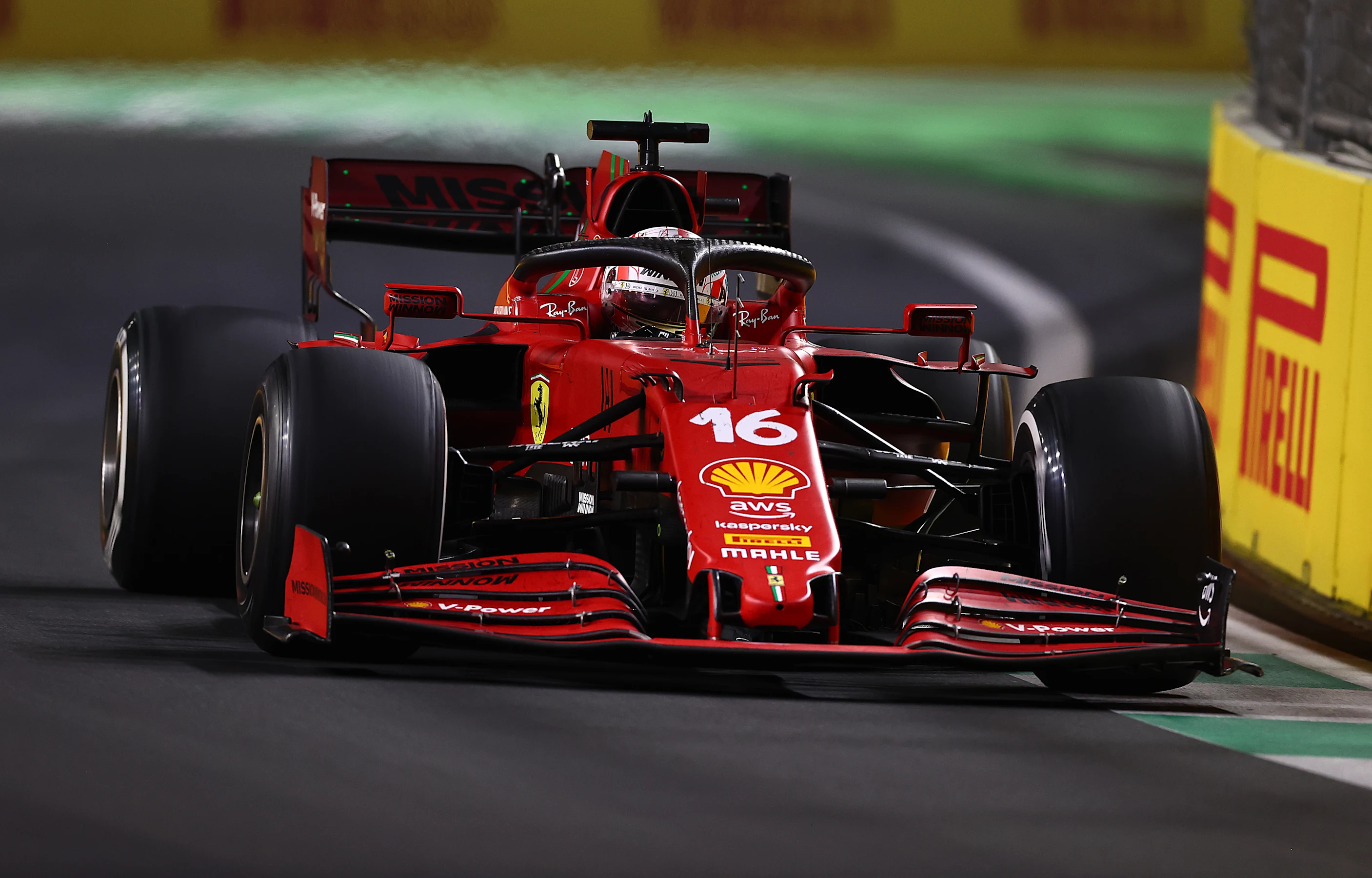 JEDDAH, SAUDI ARABIA - DECEMBER 05: Charles Leclerc of Monaco driving the (16) Scuderia Ferrari