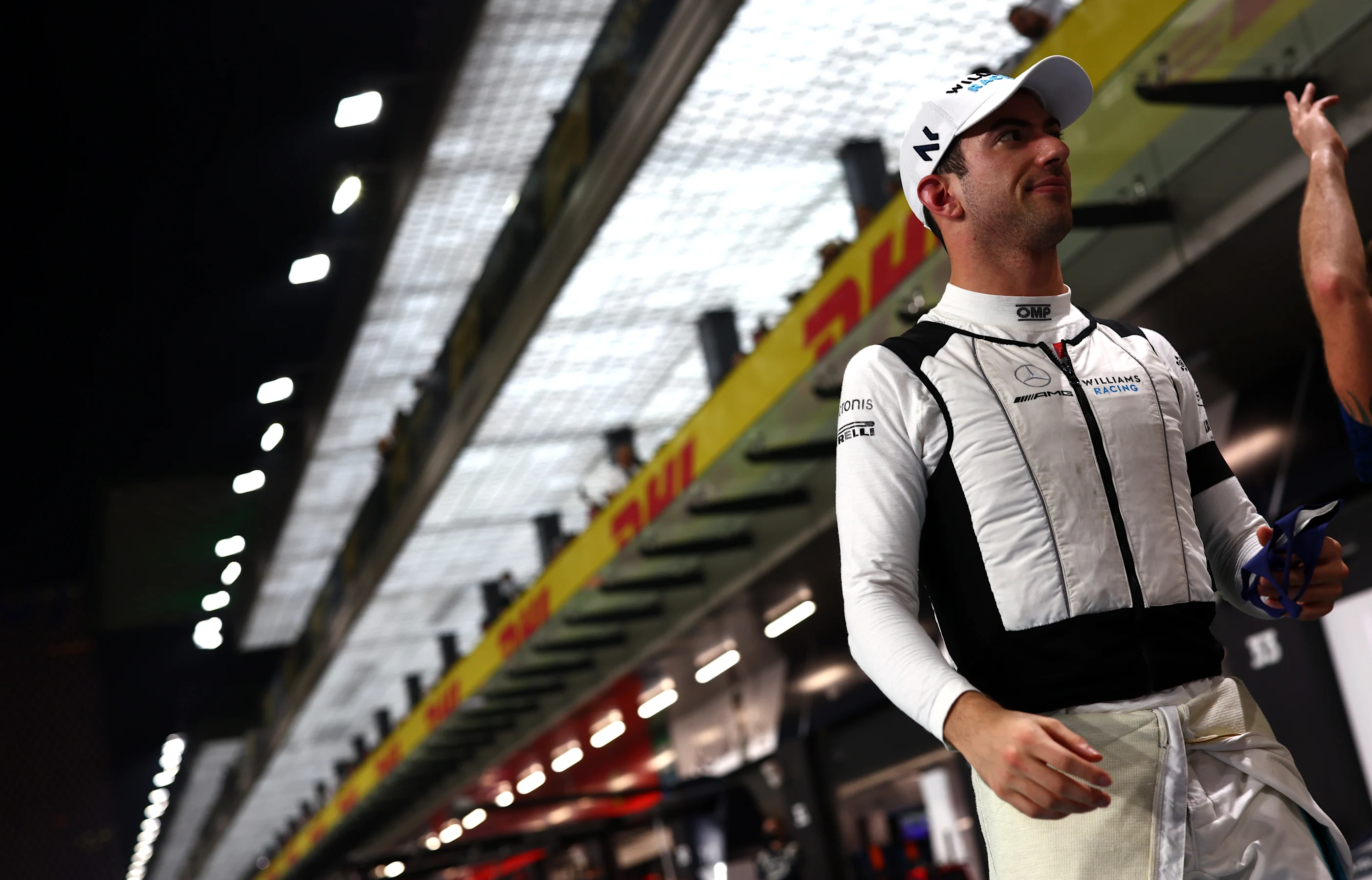 JEDDAH, SAUDI ARABIA - DECEMBER 05: Nicholas Latifi of Canada and Williams and looks on ahead of