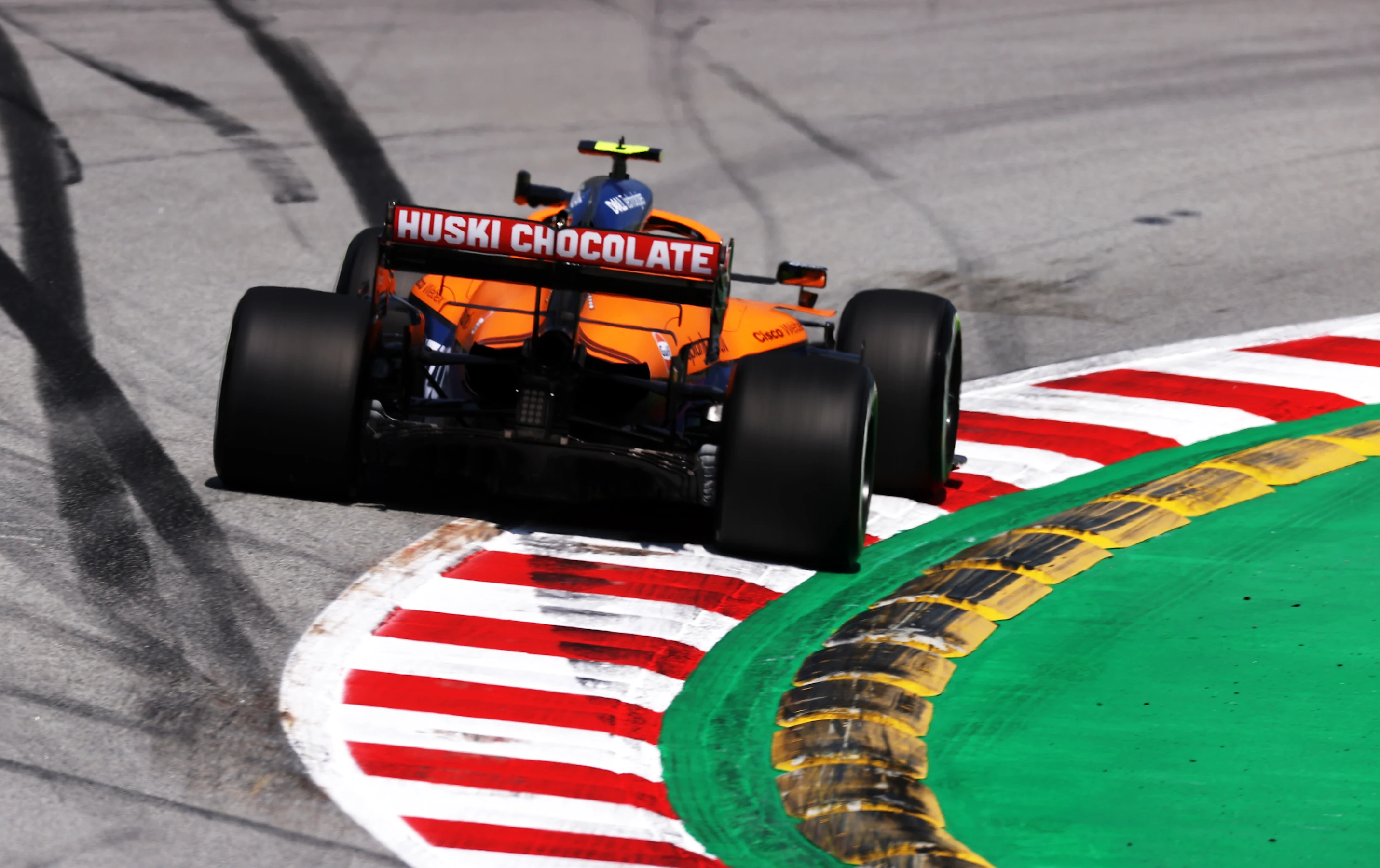 BARCELONA, SPAIN - MAY 07: Lando Norris of Great Britain driving the (4) McLaren F1 Team MCL35M