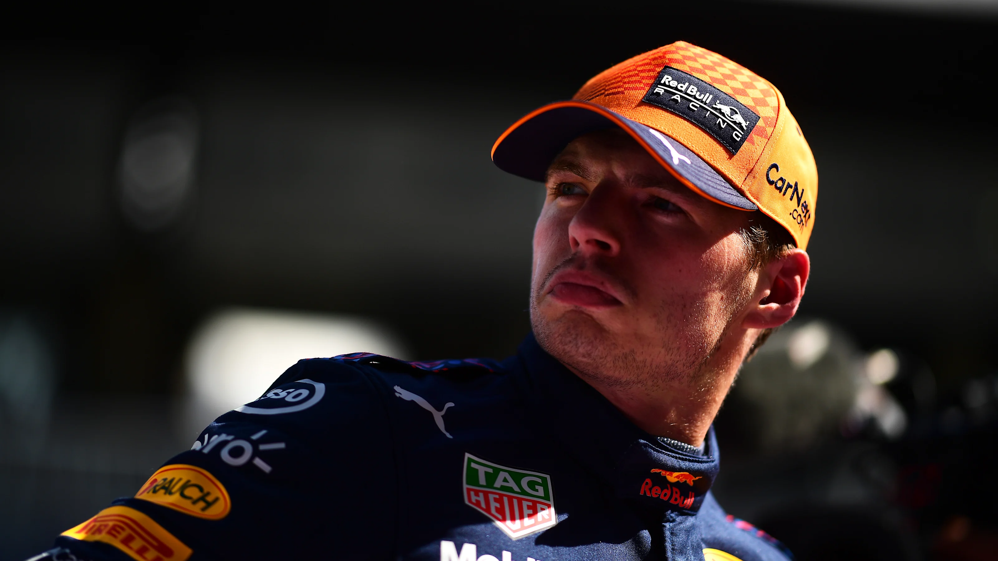 SPIELBERG, AUSTRIA - JUNE 26: Pole position qualifier Max Verstappen of Netherlands and Red Bull