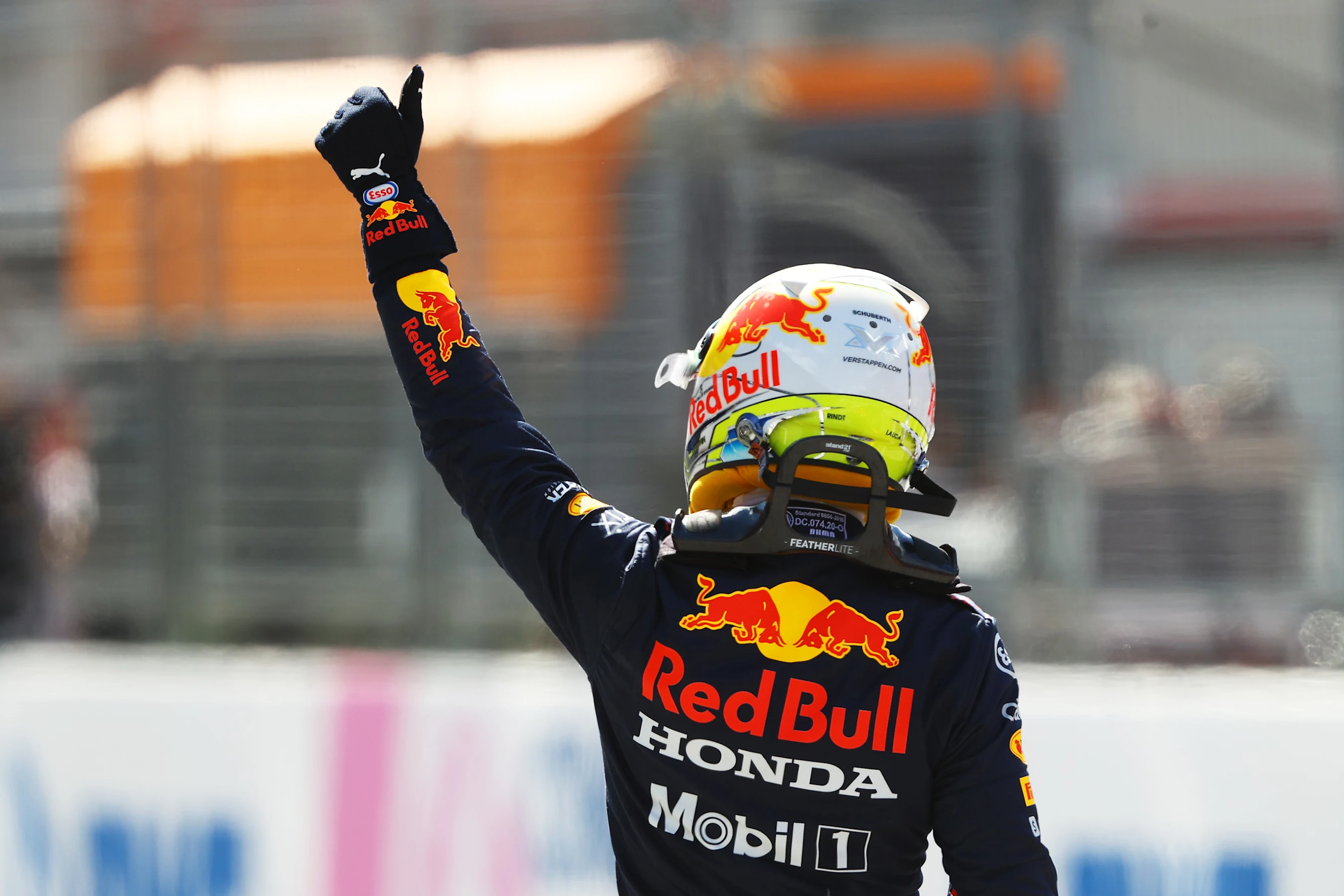SPIELBERG, AUSTRIA - JUNE 26: Pole position qualifier Max Verstappen of Netherlands and Red Bull