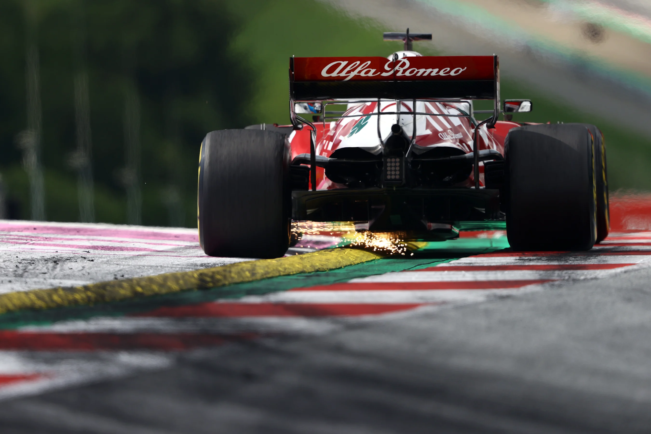SPIELBERG, AUSTRIA - JUNE 27: Kimi Raikkonen of Finland driving the (7) Alfa Romeo Racing C41