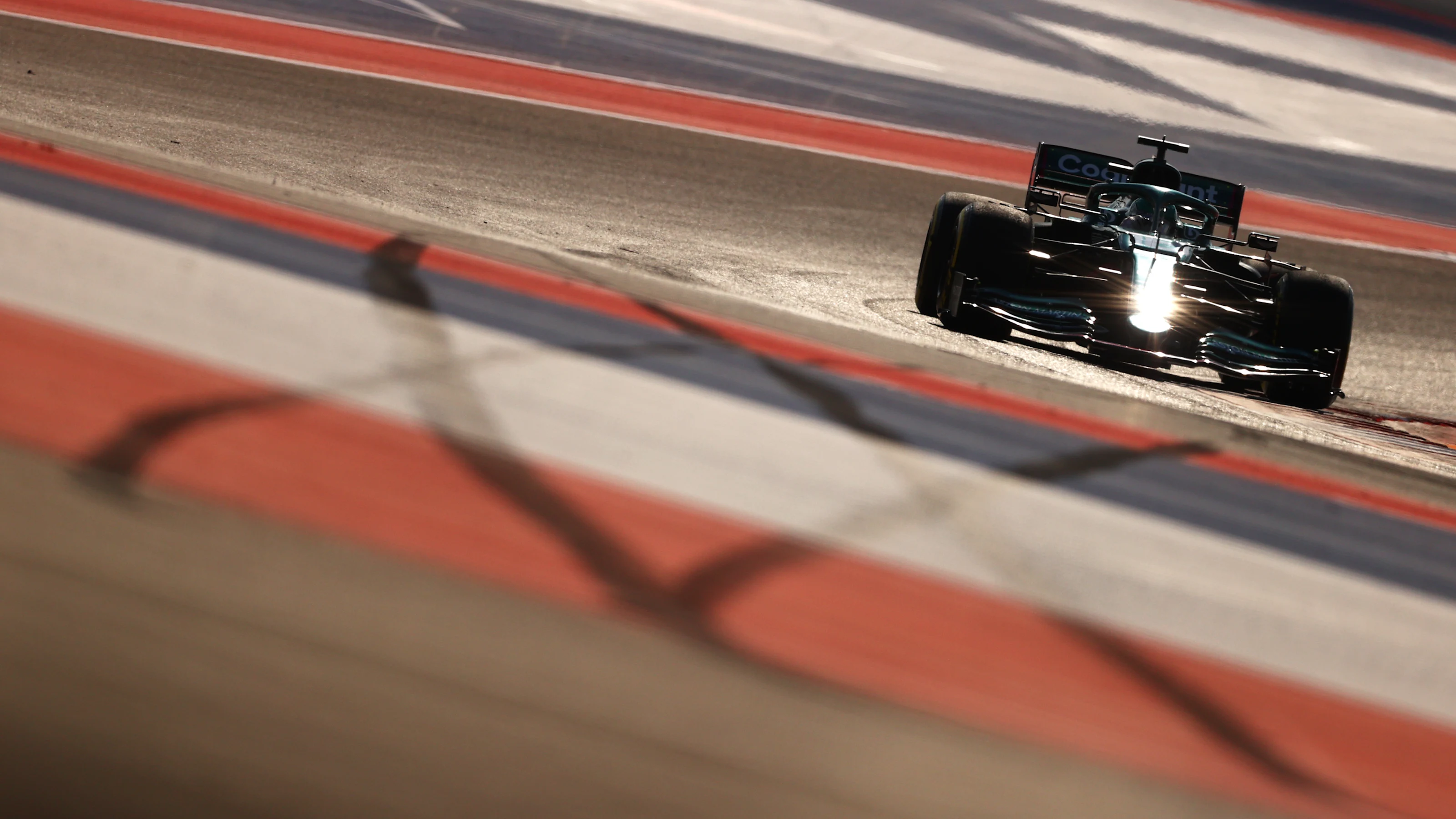 AUSTIN, TEXAS - OCTOBER 22: Lance Stroll of Canada driving the (18) Aston Martin AMR21 Mercedes