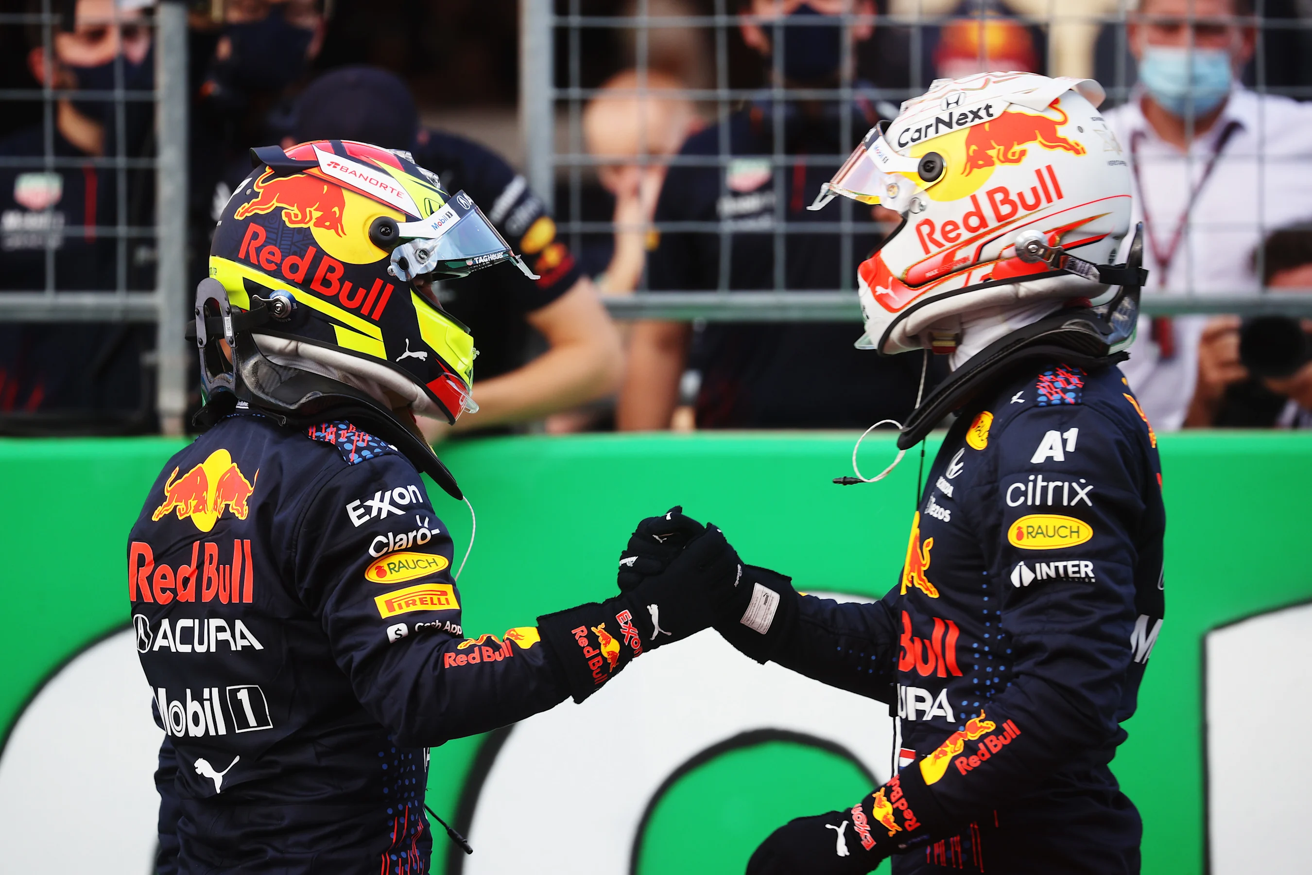 AUSTIN, TEXAS - OCTOBER 23: First place qualifier Max Verstappen of Netherlands and Red Bull Racing