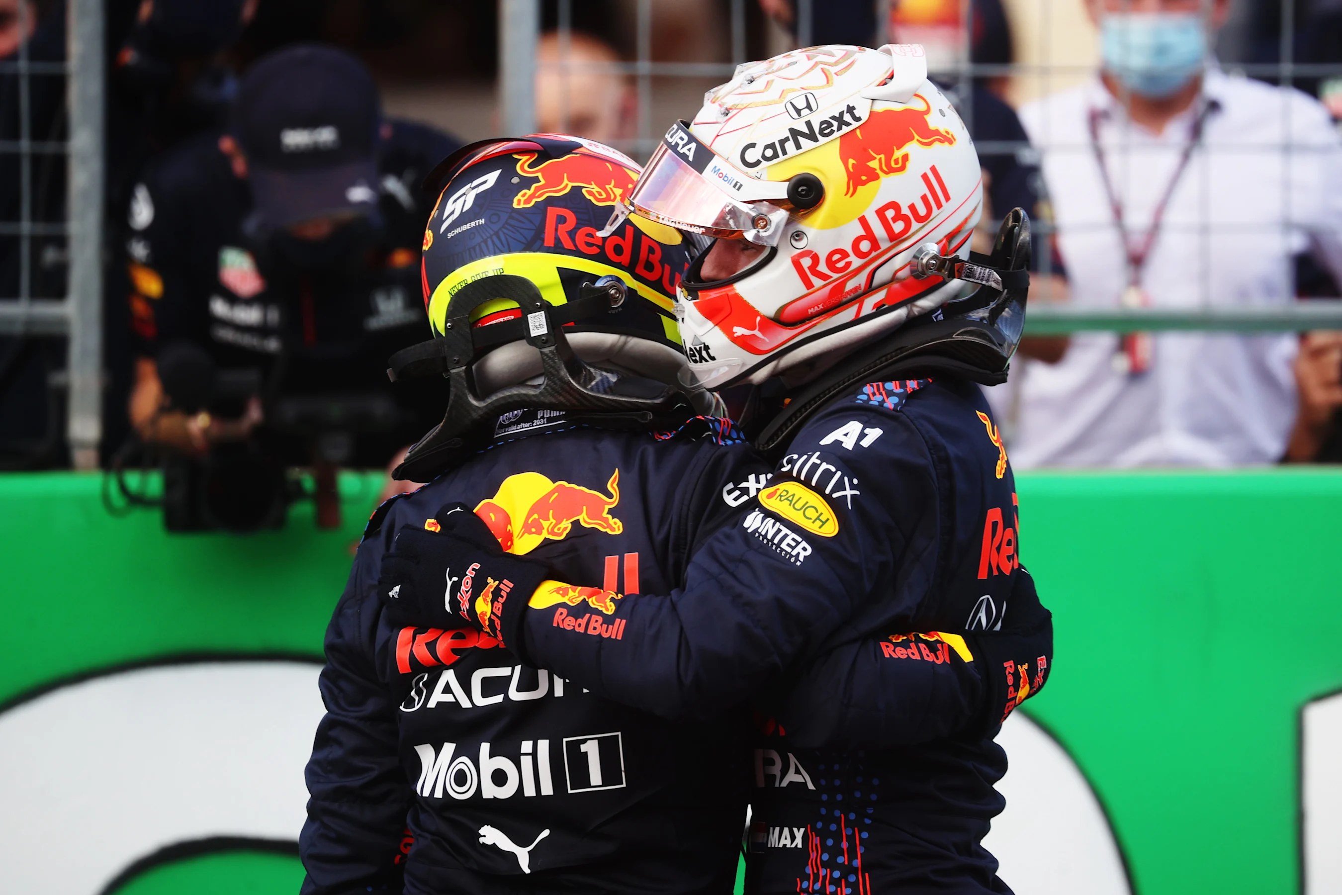 AUSTIN, TEXAS - OCTOBER 23: First place qualifier Max Verstappen of Netherlands and Red Bull Racing