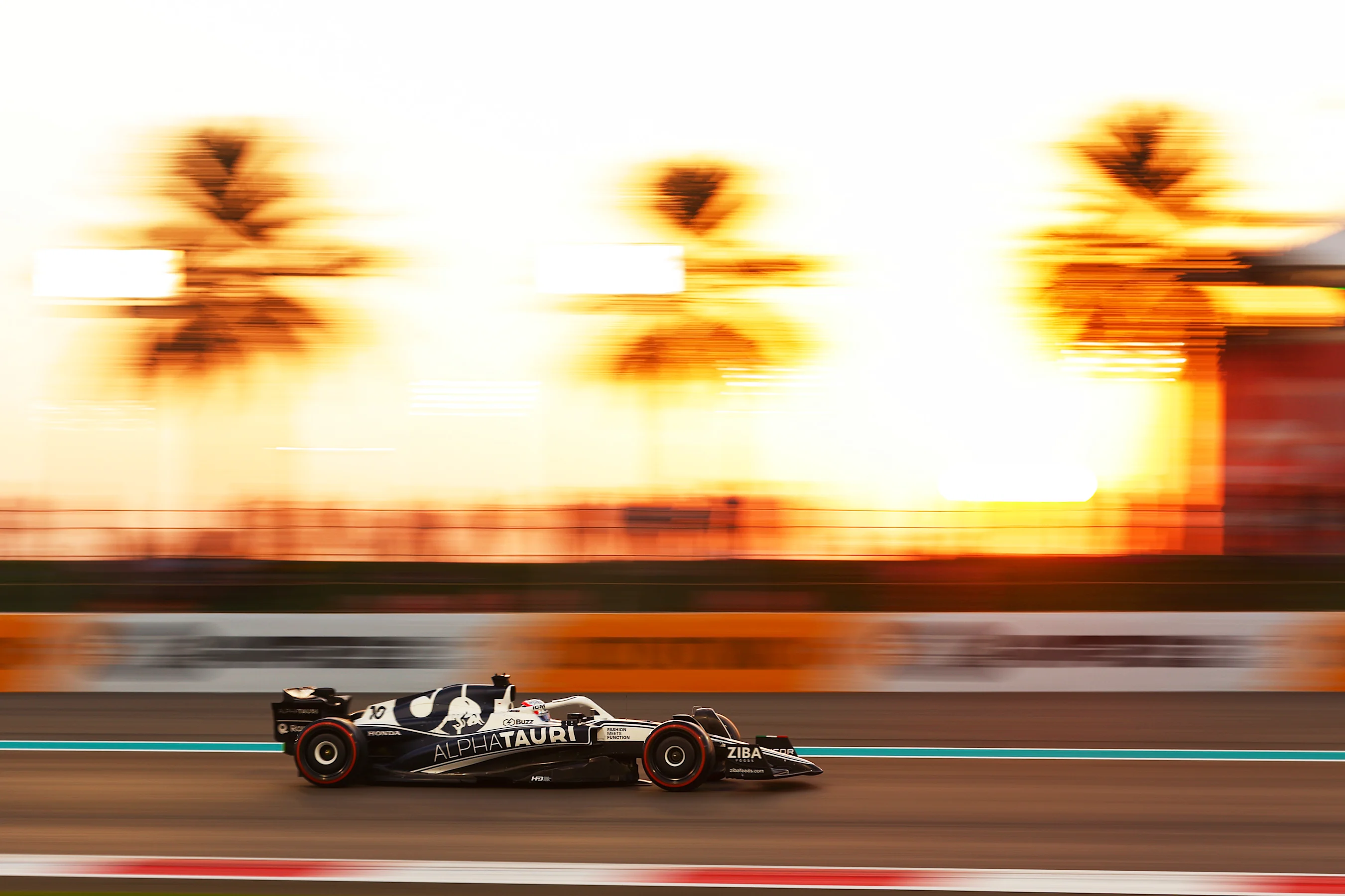 ABU DHABI, UNITED ARAB EMIRATES - NOVEMBER 18: Pierre Gasly of France driving the (10) Scuderia