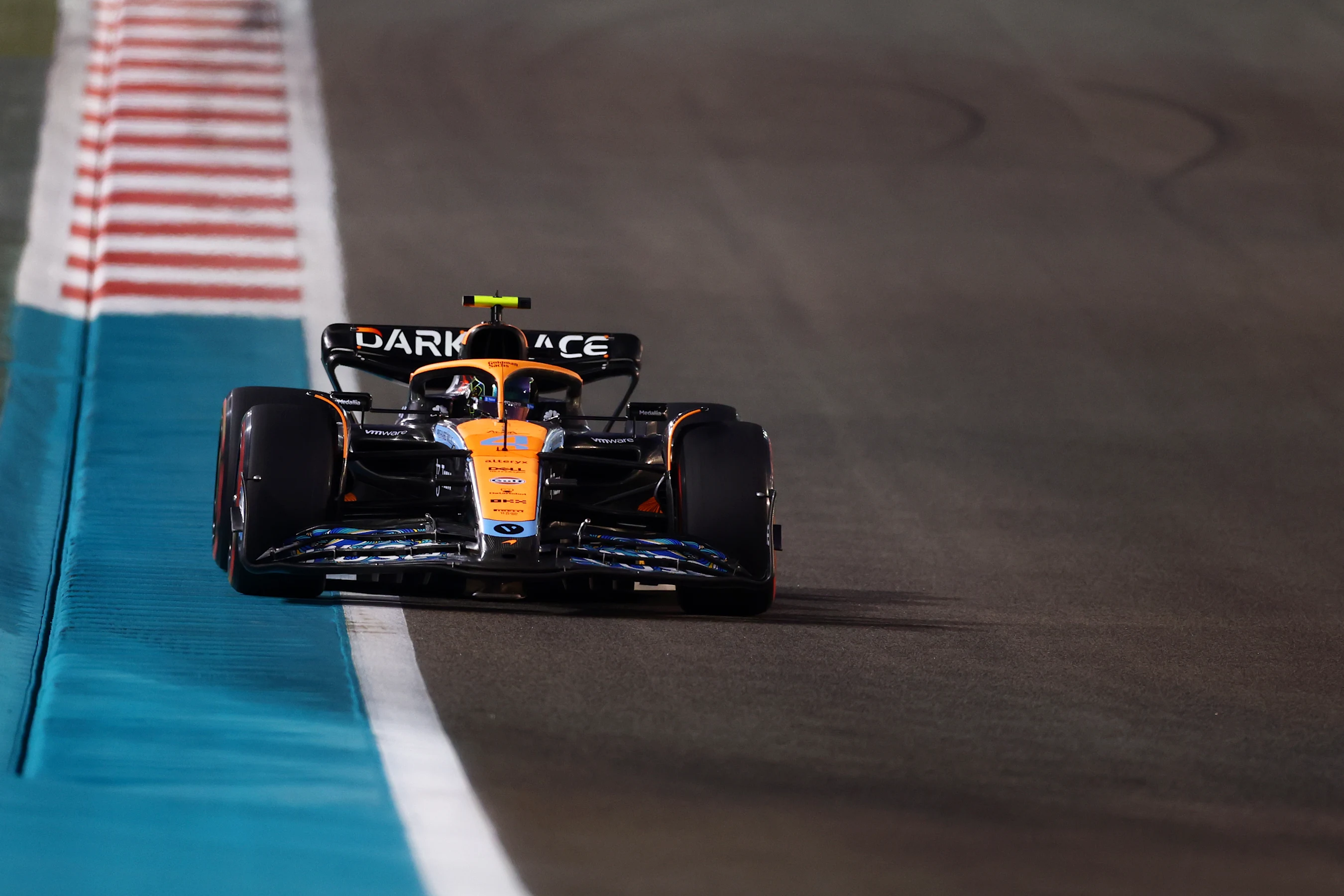 ABU DHABI, UNITED ARAB EMIRATES - NOVEMBER 18: Lando Norris of Great Britain driving the (4)