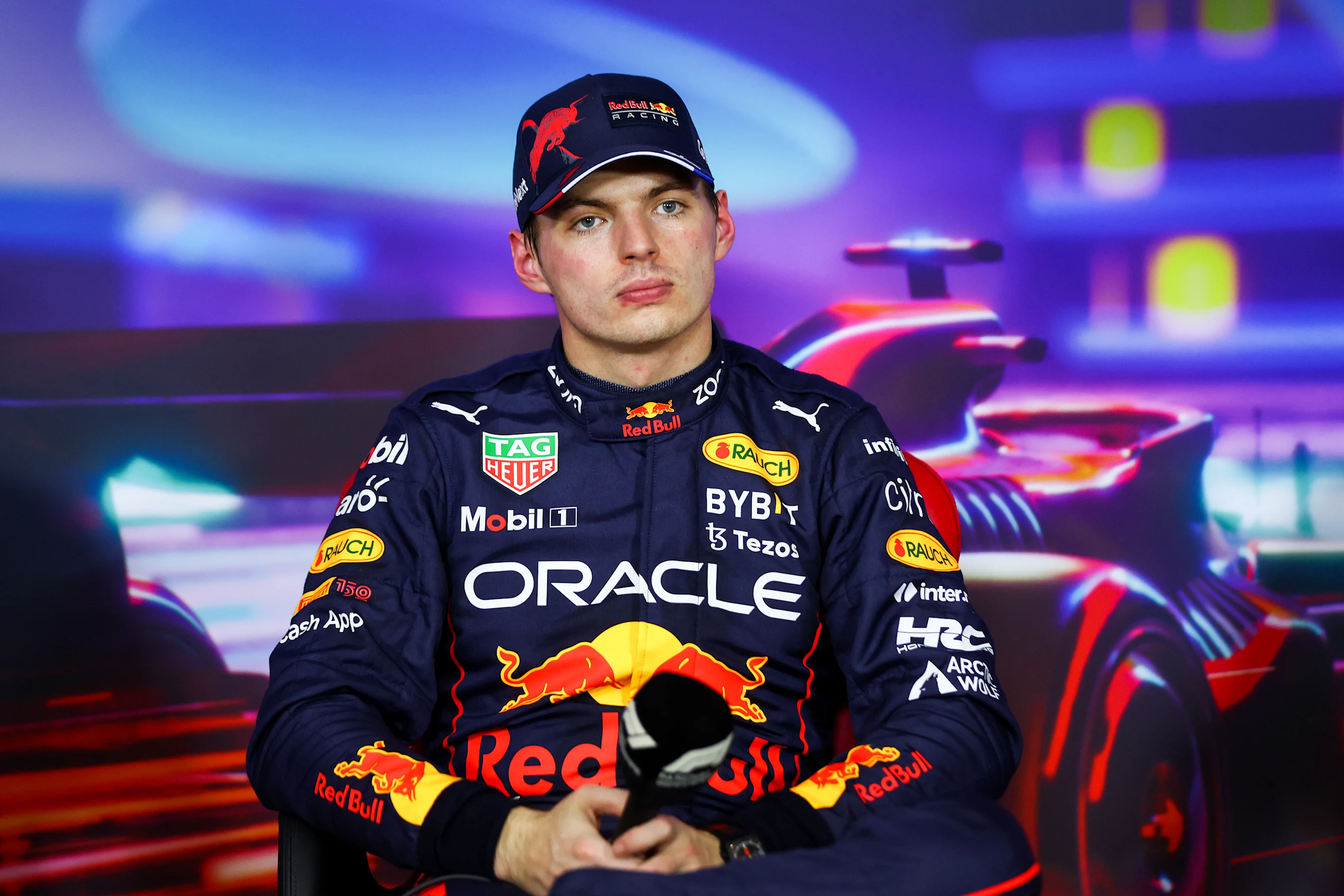 ABU DHABI, UNITED ARAB EMIRATES - NOVEMBER 19: Pole position qualifier Max Verstappen of the