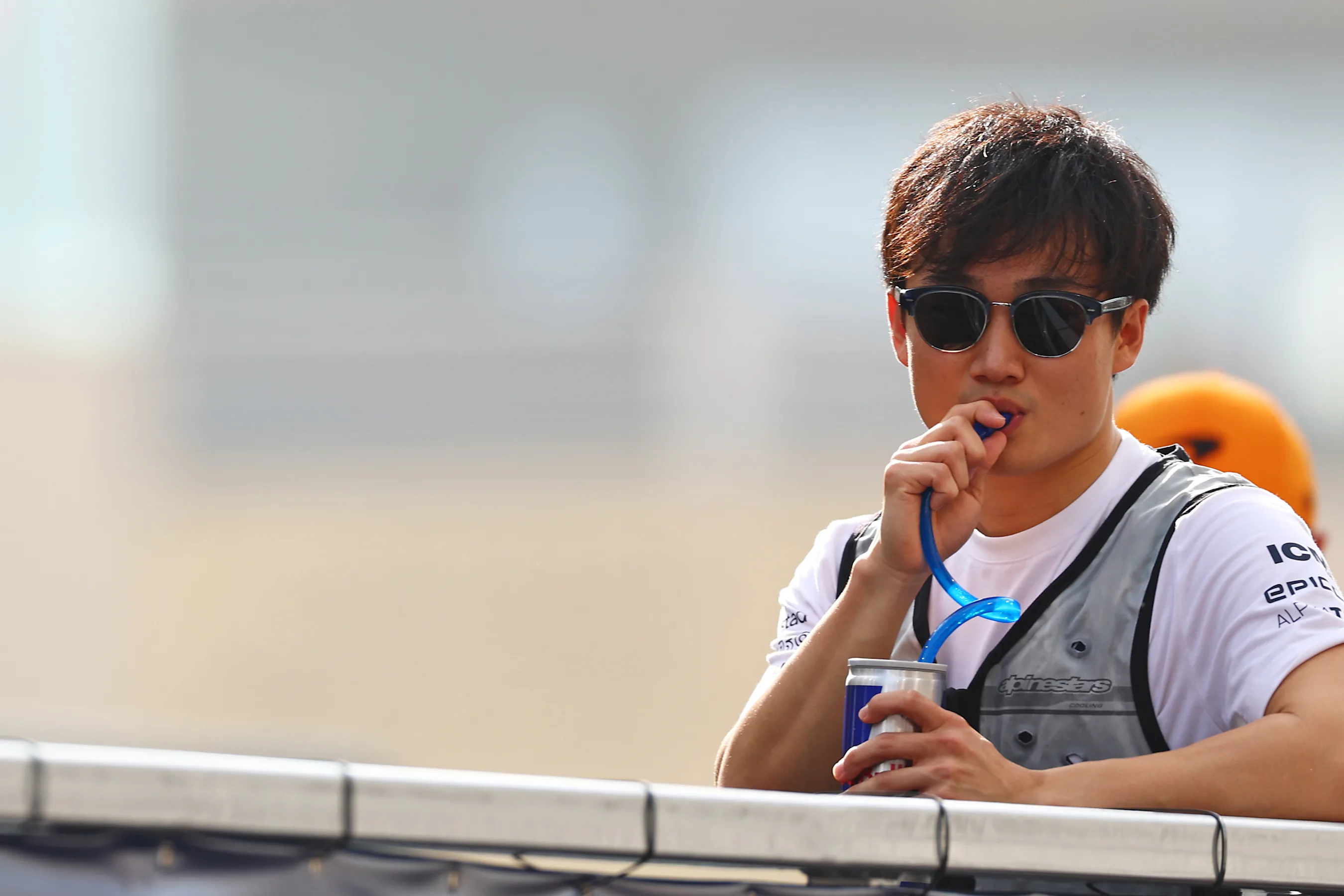 ABU DHABI, UNITED ARAB EMIRATES - NOVEMBER 20: Yuki Tsunoda of Japan and Scuderia AlphaTauri looks