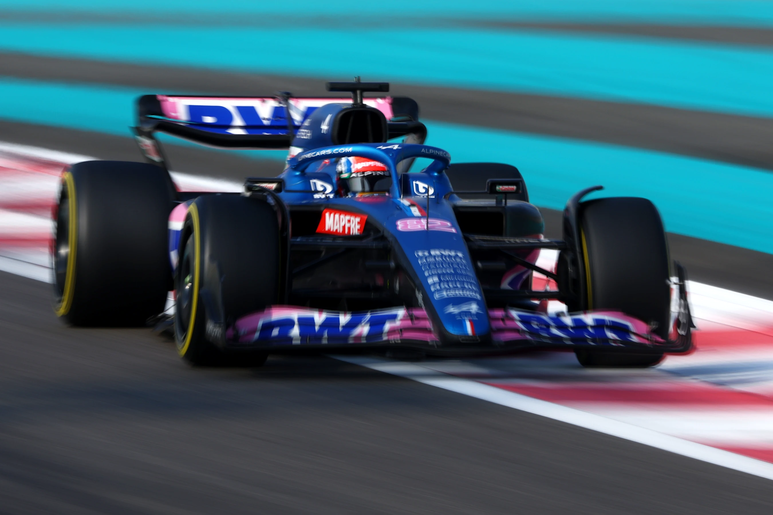 ABU DHABI, UNITED ARAB EMIRATES - NOVEMBER 22: Jack Doohan of Australia driving the Alpine F1 A522