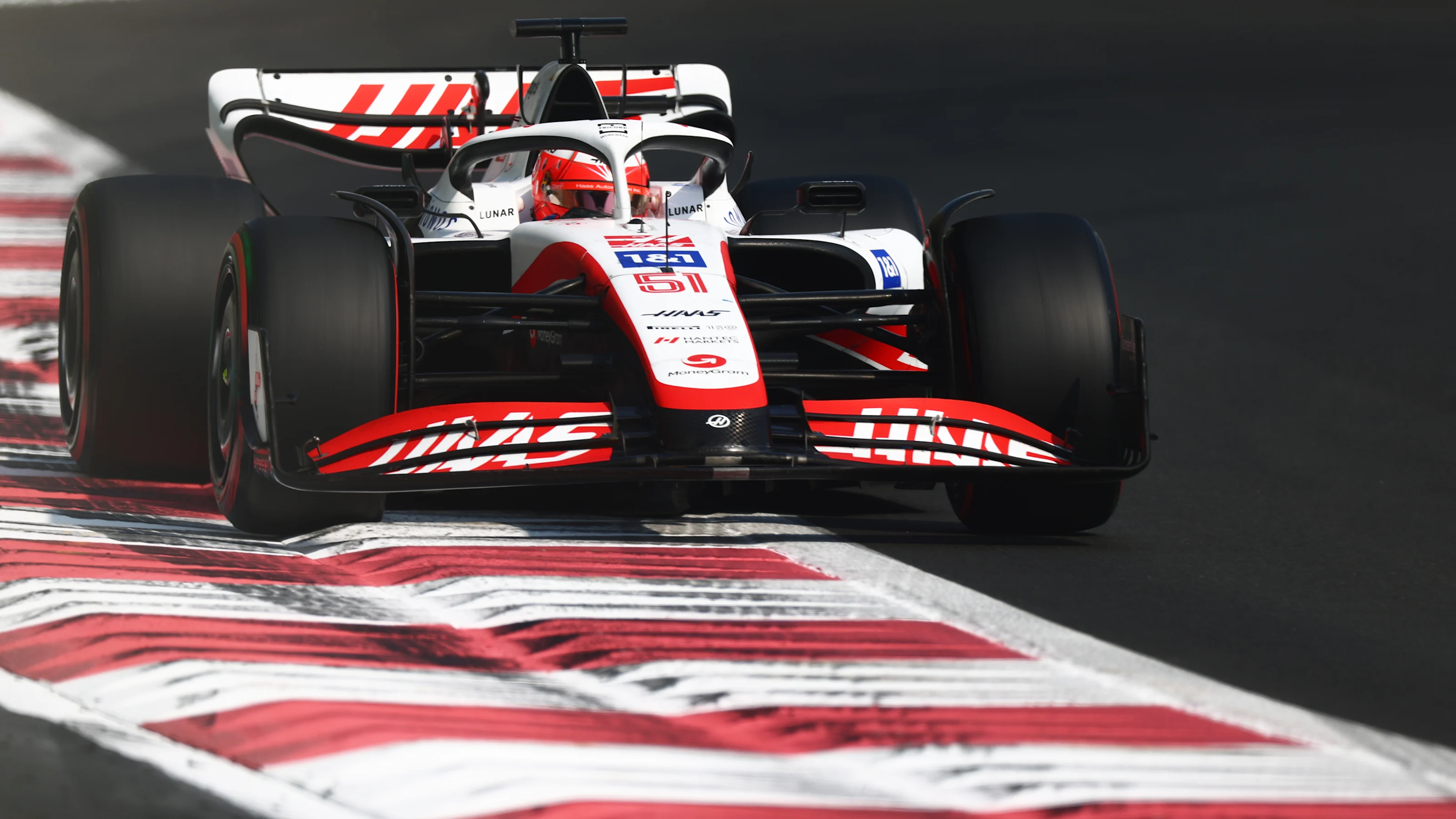 ABU DHABI, UNITED ARAB EMIRATES - NOVEMBER 22: Pietro Fittipaldi of Brazil driving the (51) Haas
