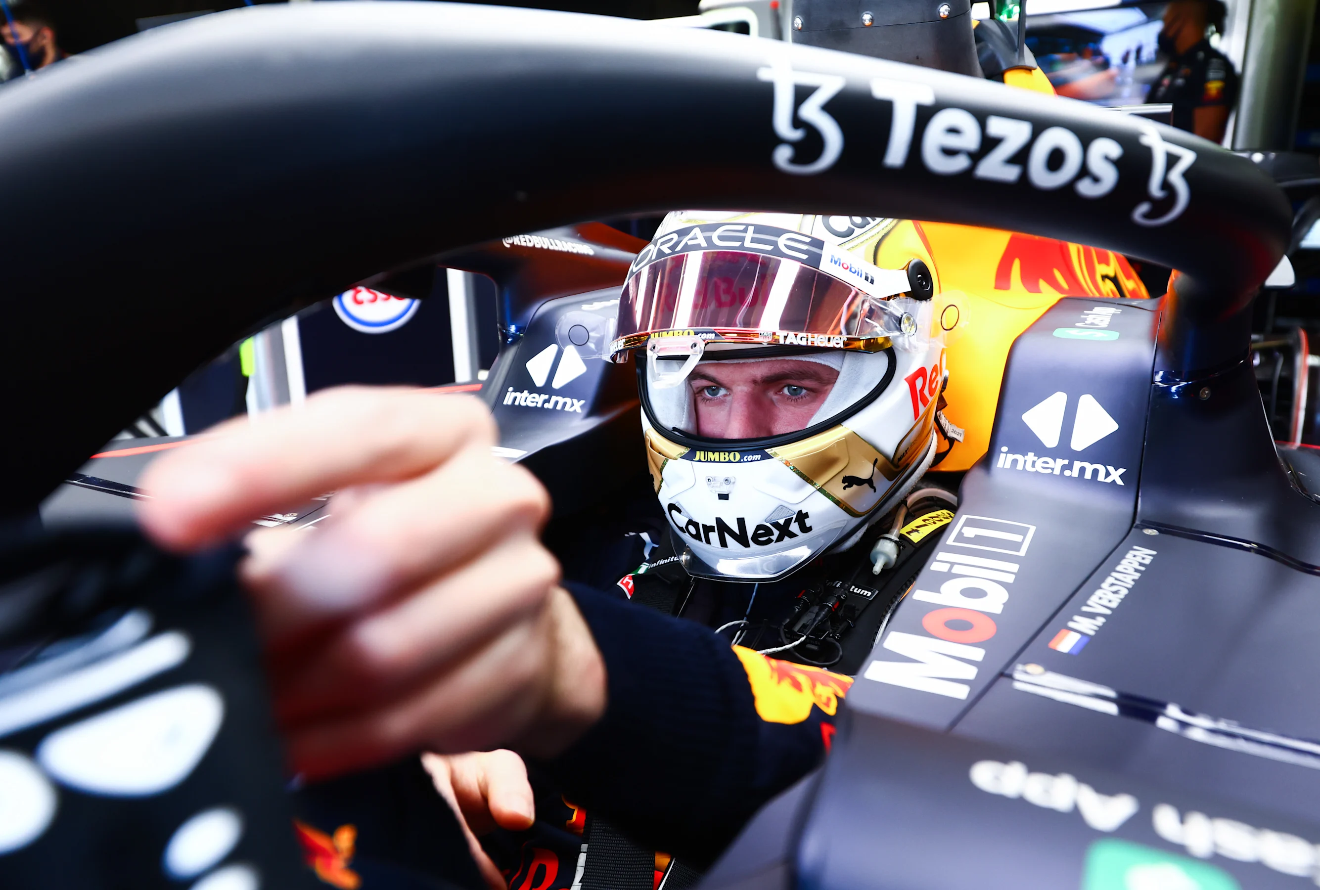 MELBOURNE, AUSTRALIA - APRIL 08: Max Verstappen of the Netherlands and Oracle Red Bull Racing