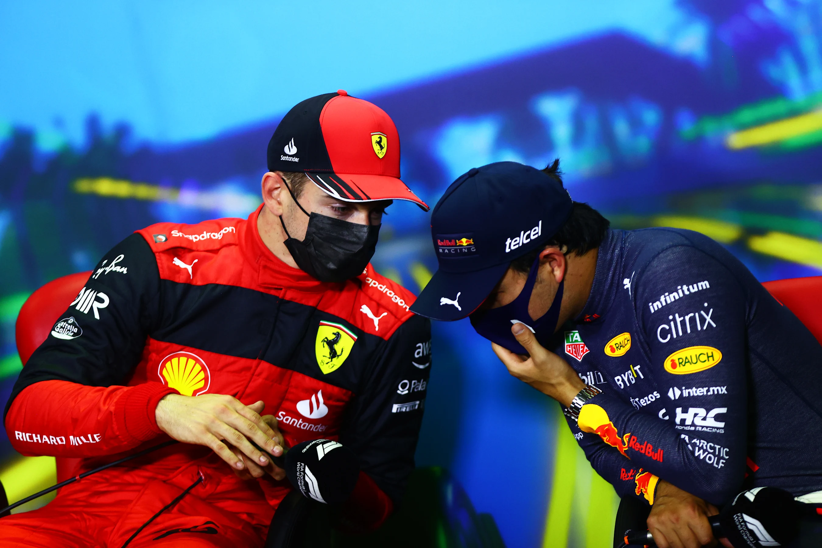 MELBOURNE, AUSTRALIA - APRIL 09: Pole position qualifier Charles Leclerc of Monaco and Ferrari and