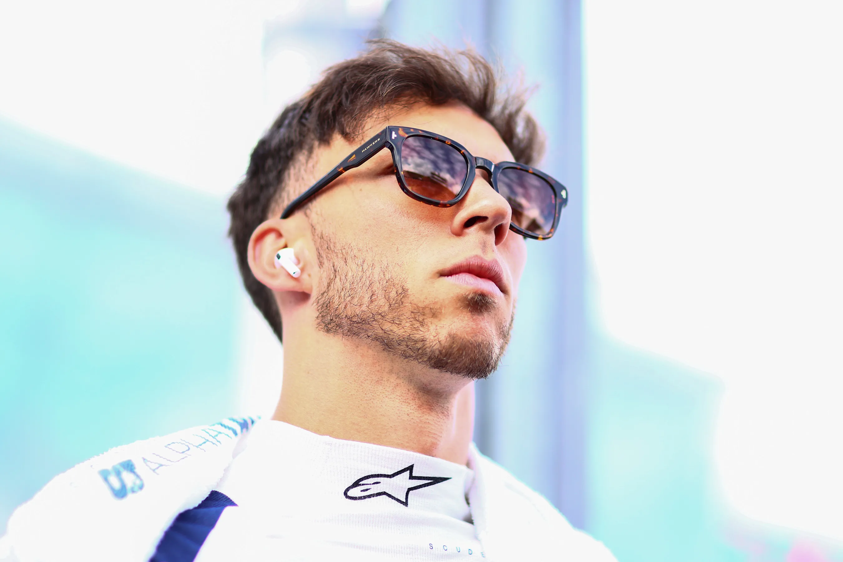 MELBOURNE, AUSTRALIA - APRIL 10: Pierre Gasly of France and Scuderia AlphaTauri prepares to drive