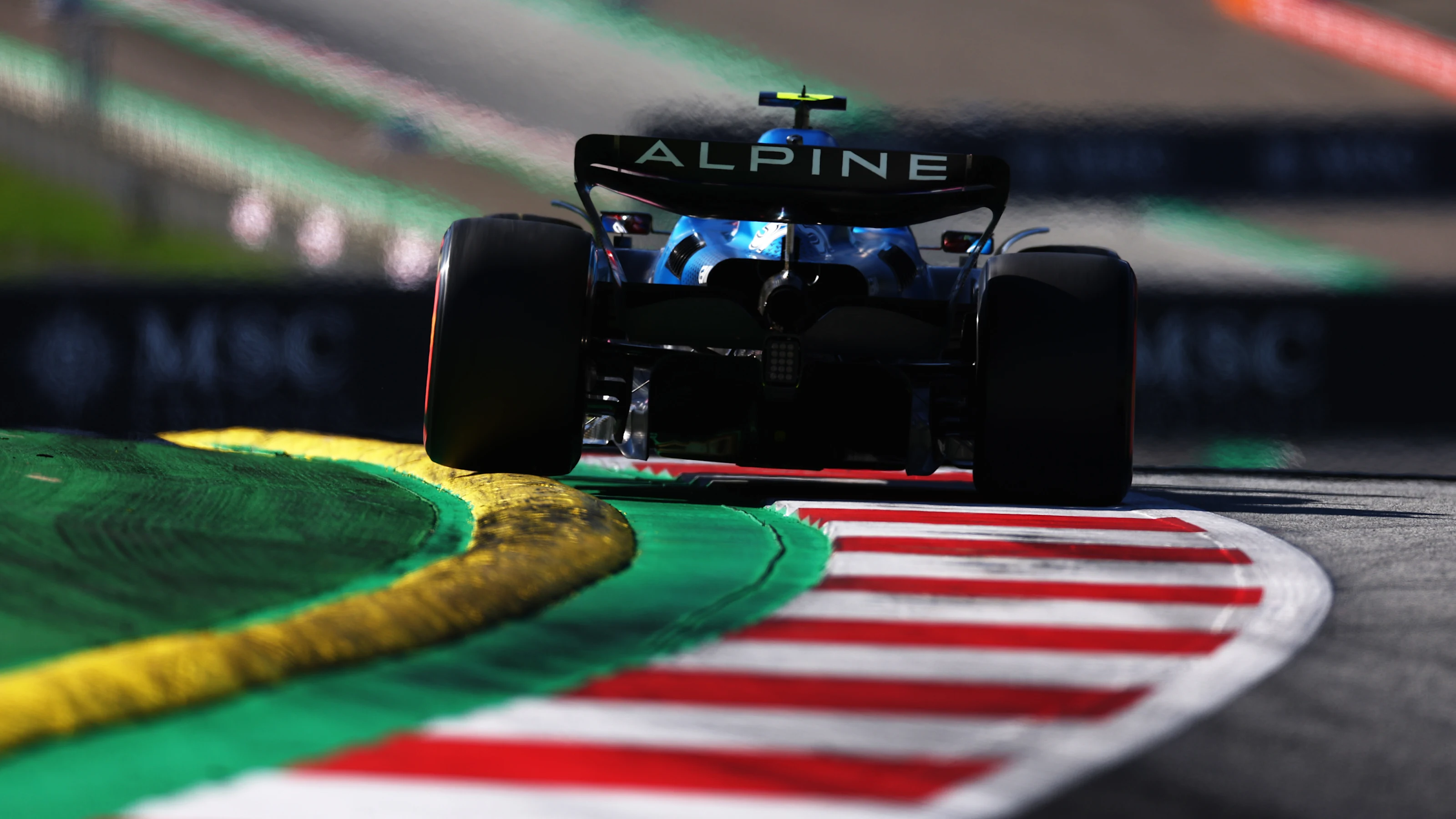 SPIELBERG, AUSTRIA - JULY 08: Esteban Ocon of France driving the (31) Alpine F1 A522 Renault on