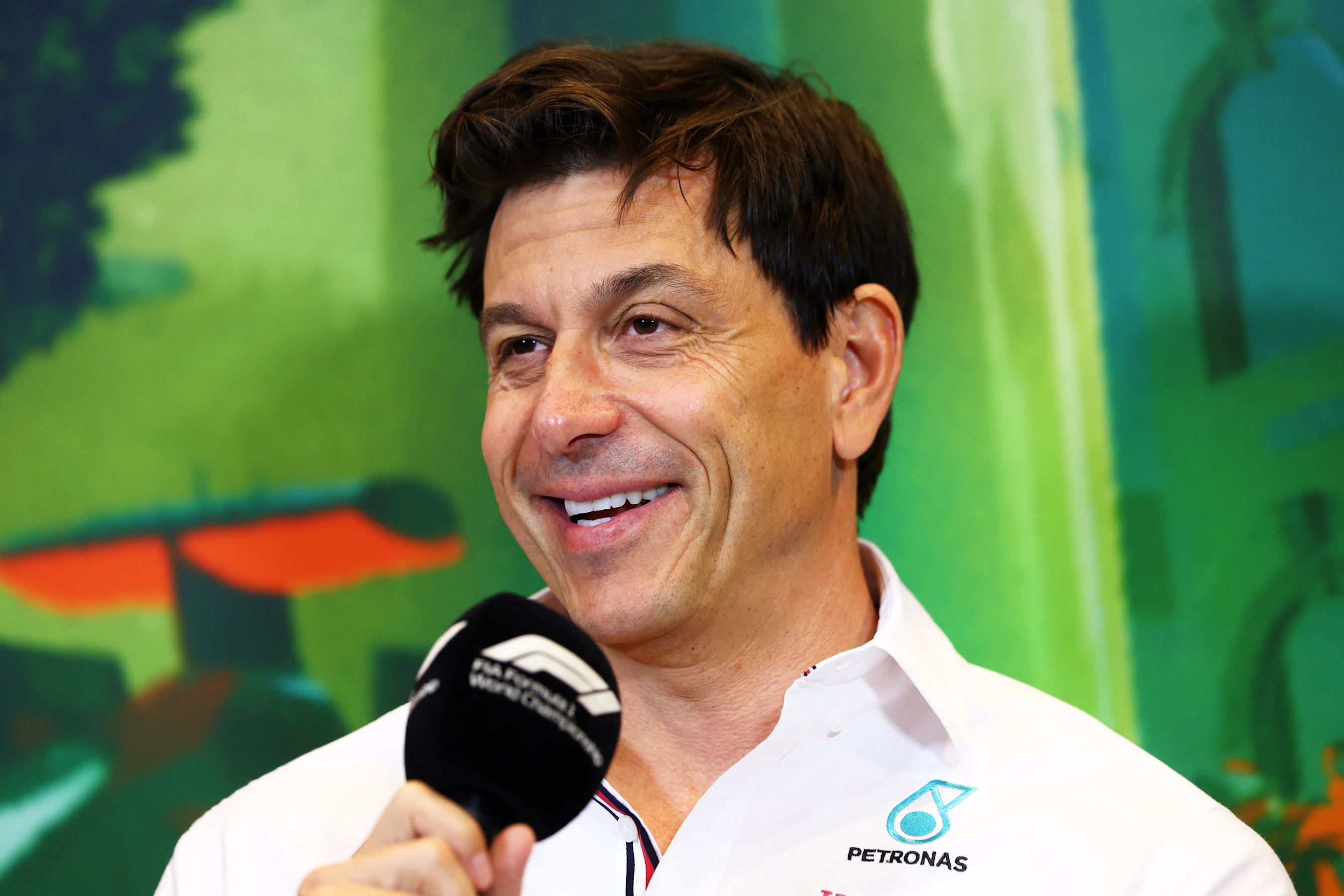 BAKU, AZERBAIJAN - JUNE 11: Mercedes GP Executive Director Toto Wolff talks in the Team Principals