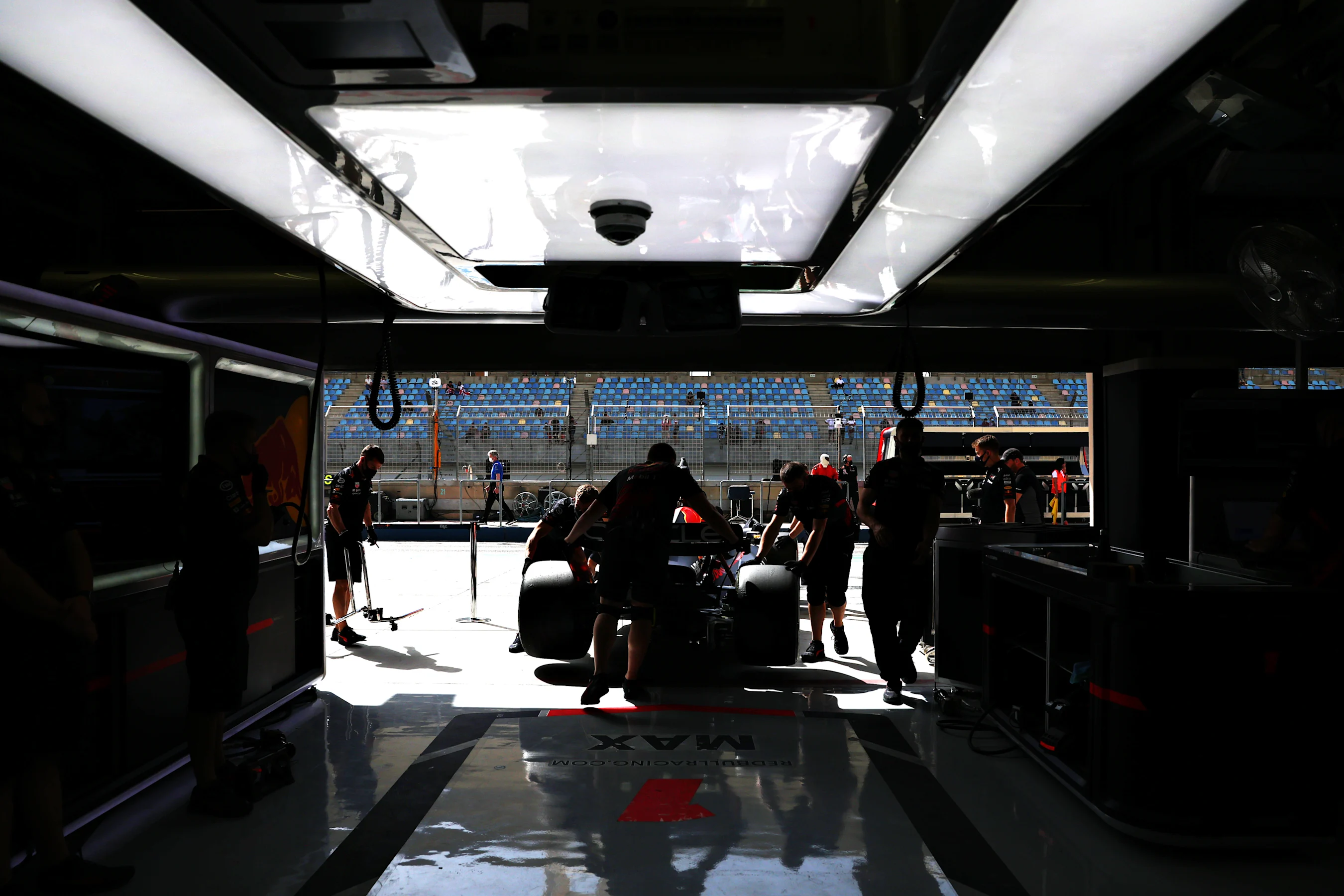 BAHRAIN, BAHRAIN - MARCH 12: Sergio Perez of Mexico driving the (11) Oracle Red Bull Racing RB18 is