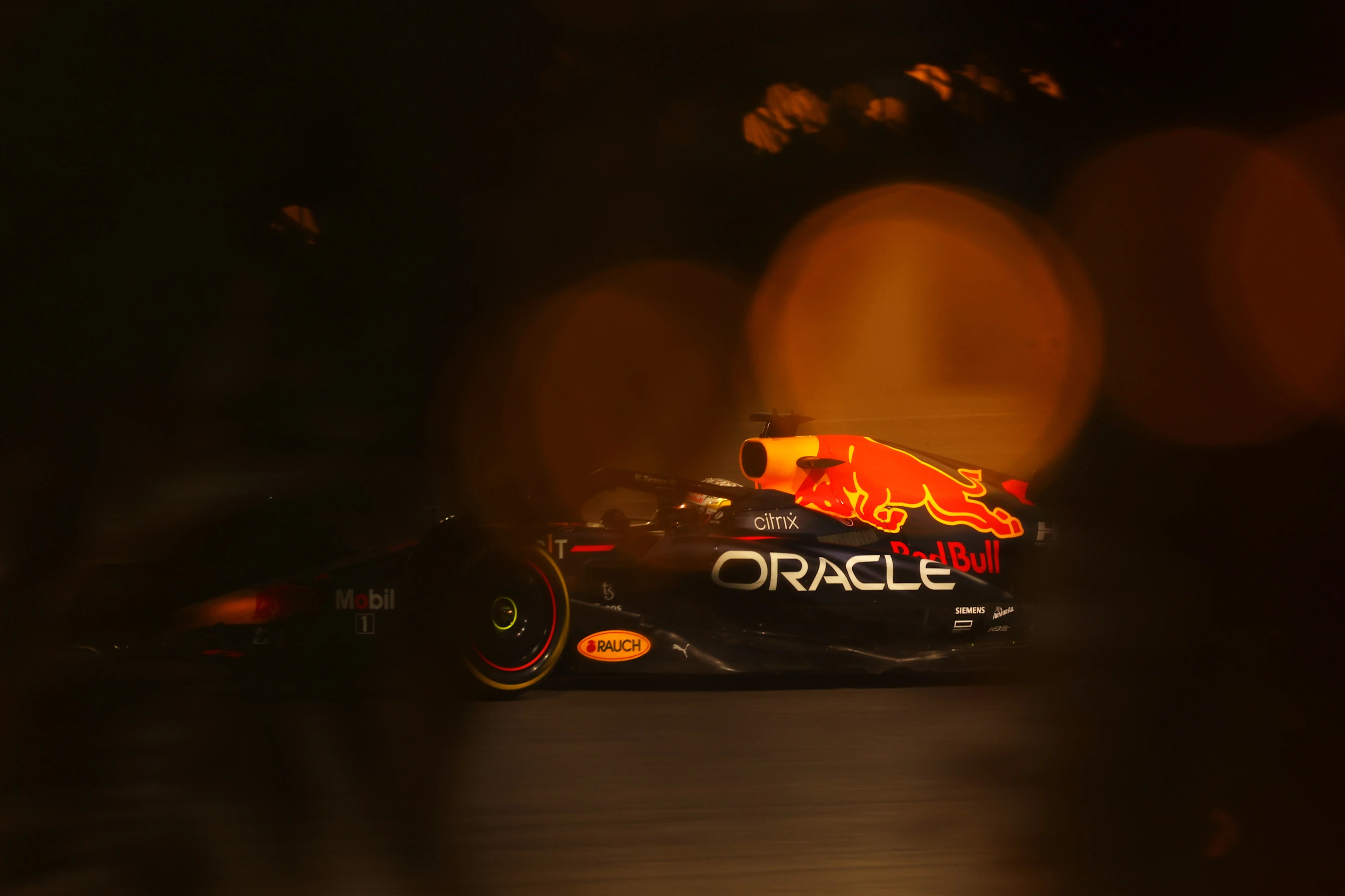 BAHRAIN, BAHRAIN - MARCH 12: Max Verstappen of the Netherlands driving the (1) Oracle Red Bull