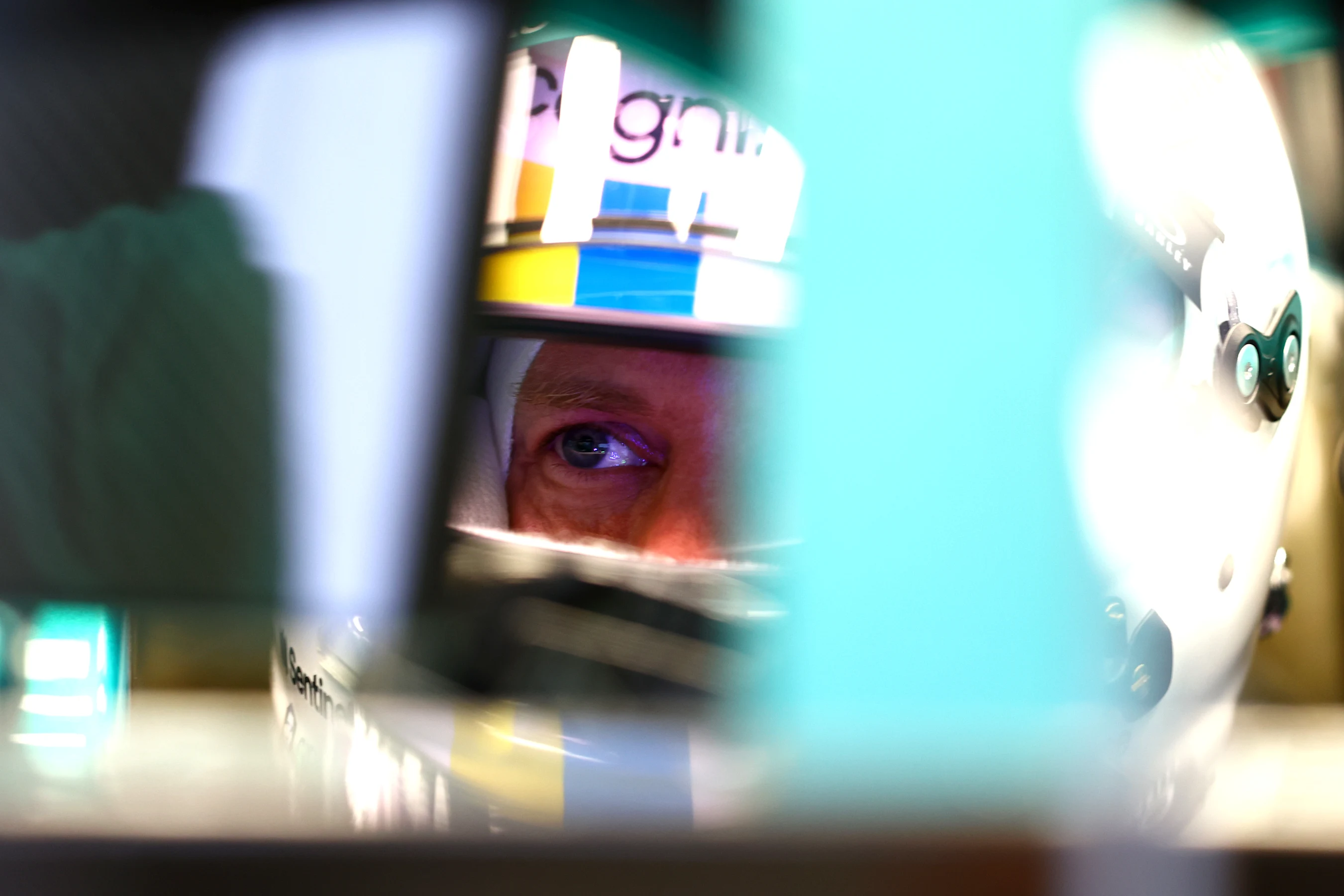 SPA, BELGIUM - AUGUST 26: Sebastian Vettel of Germany and Aston Martin F1 Team prepares to drive in