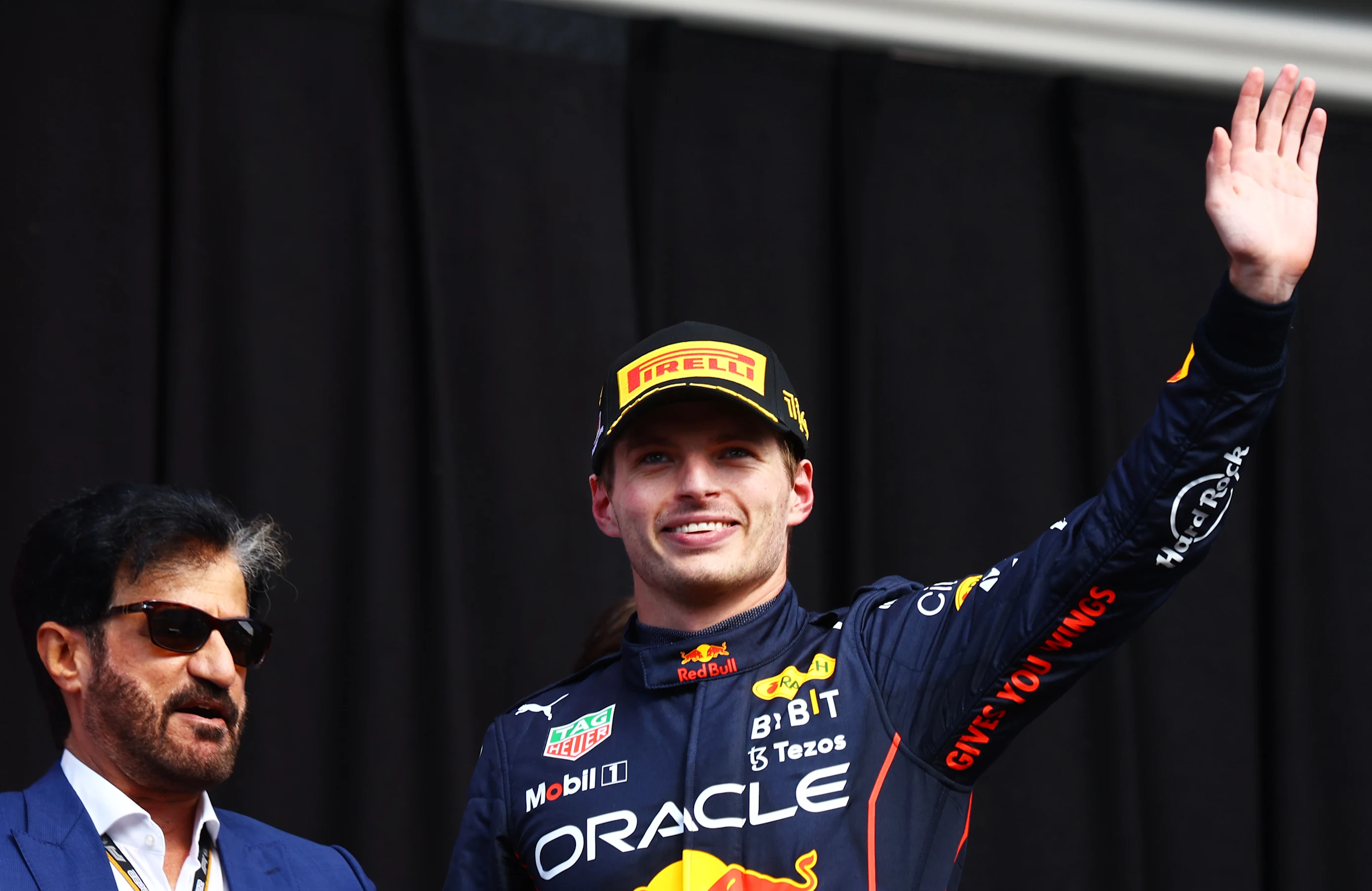 SPA, BELGIUM - AUGUST 28: Race winner Max Verstappen of the Netherlands and Oracle Red Bull Racing