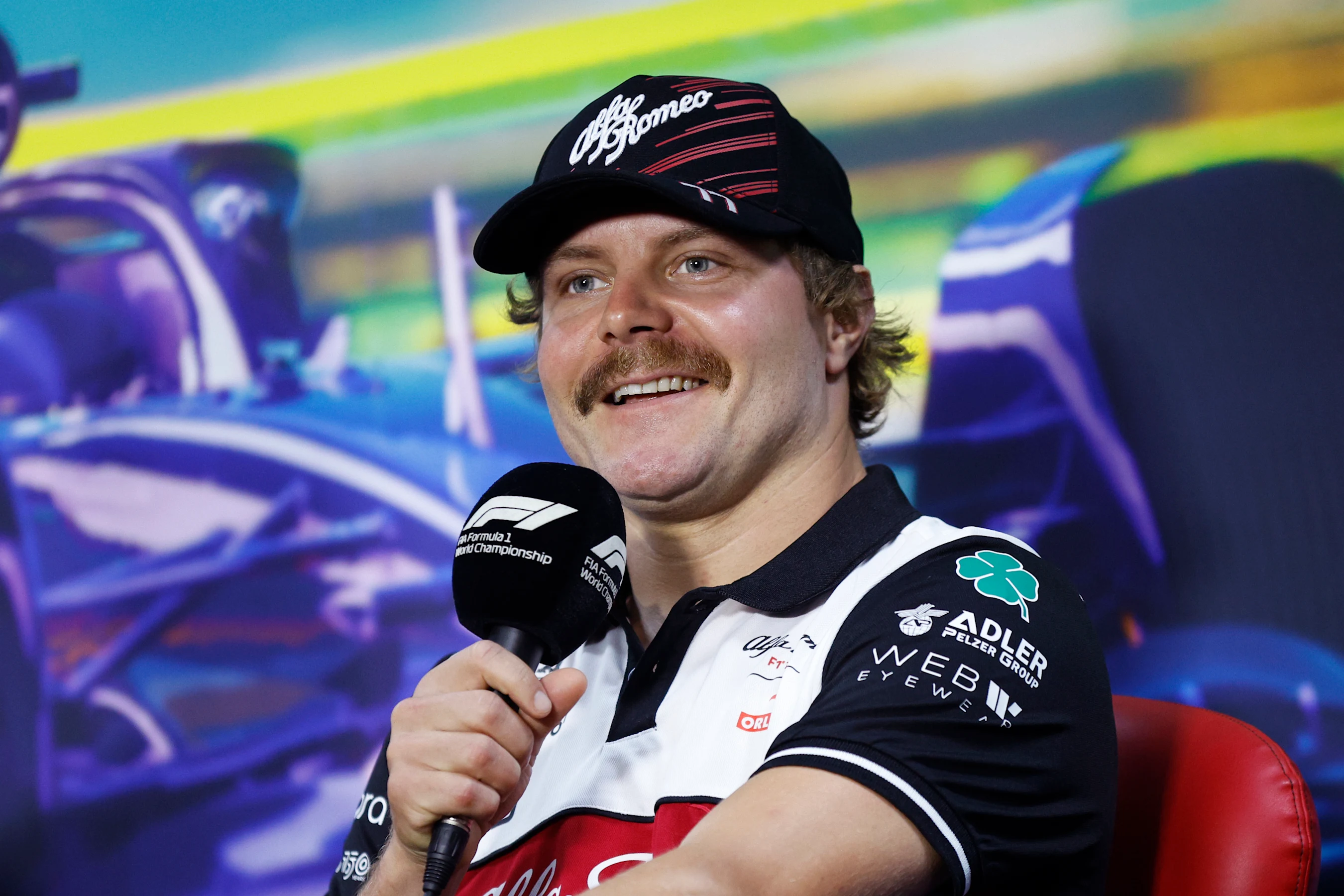 SAO PAULO, BRAZIL - NOVEMBER 10: Valtteri Bottas of Finland and Alfa Romeo F1 attends the Drivers