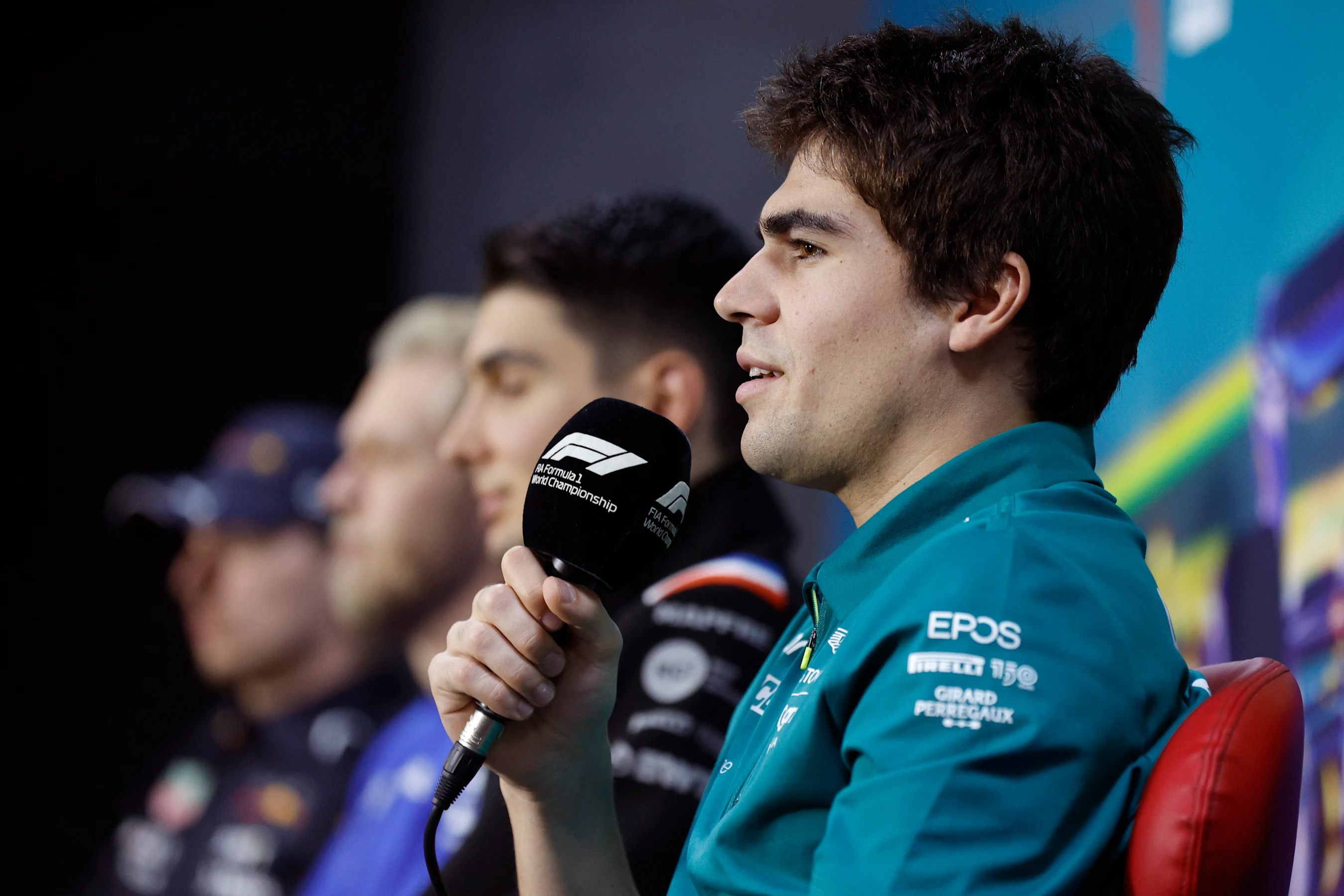 SAO PAULO, BRAZIL - NOVEMBER 10: Lance Stroll of Canada and Aston Martin F1 Team attends the
