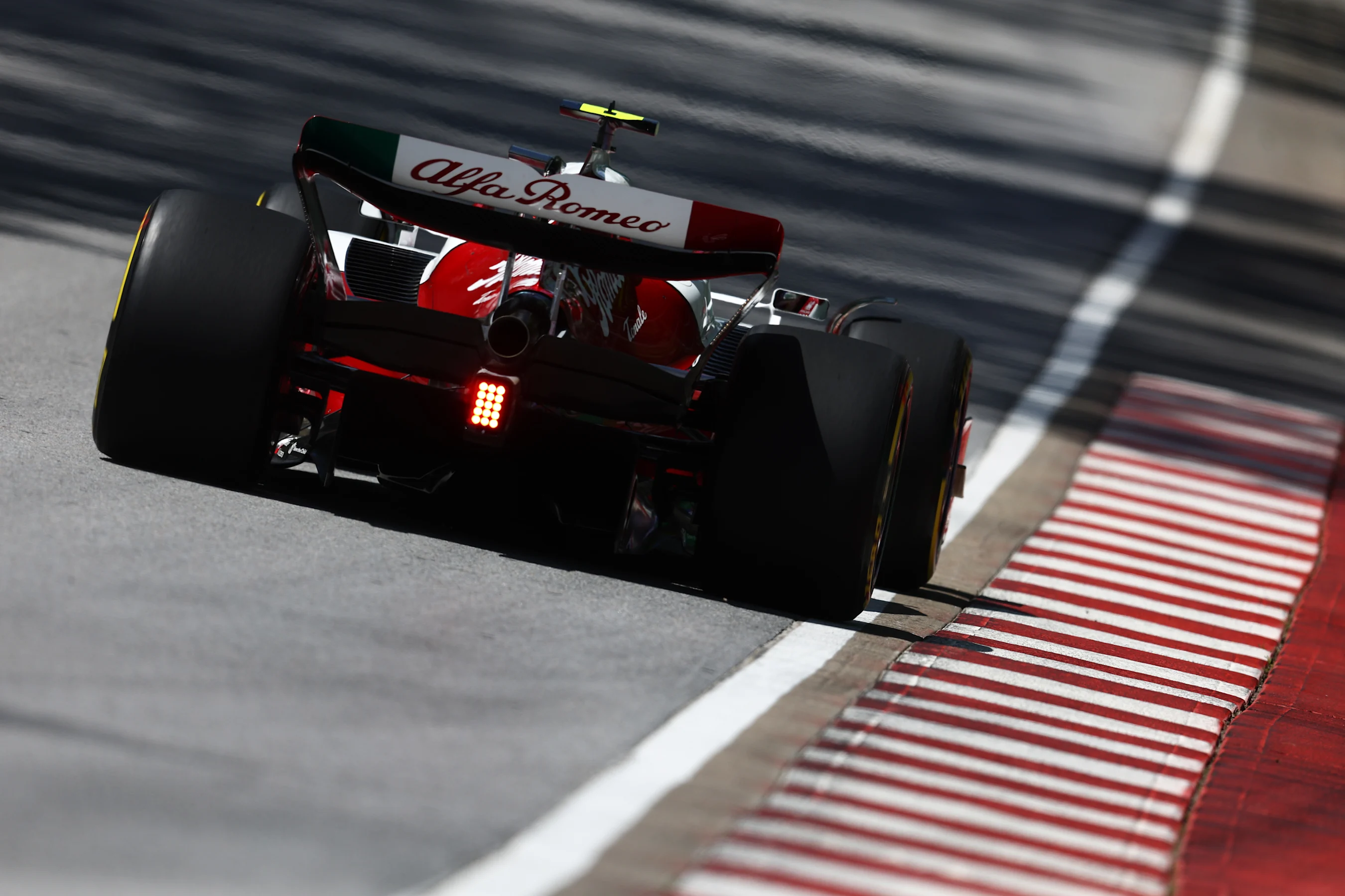 MONTREAL, QUEBEC - JUNE 17: Zhou Guanyu of China driving the (24) Alfa Romeo F1 C42 Ferrari on