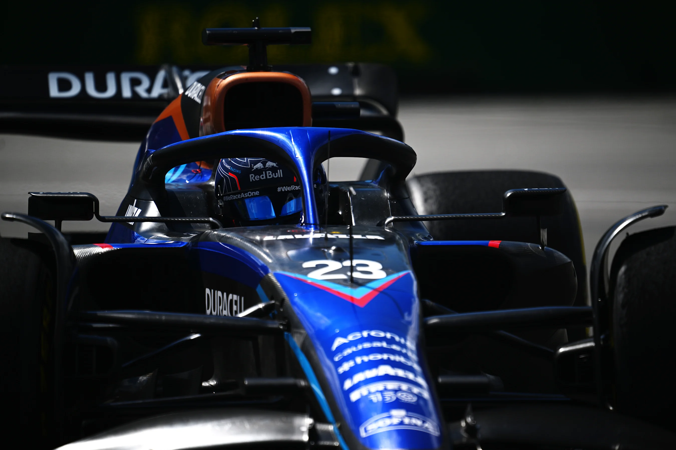 MONTREAL, QUEBEC - JUNE 17: Alexander Albon of Thailand driving the (23) Williams FW44 Mercedes on