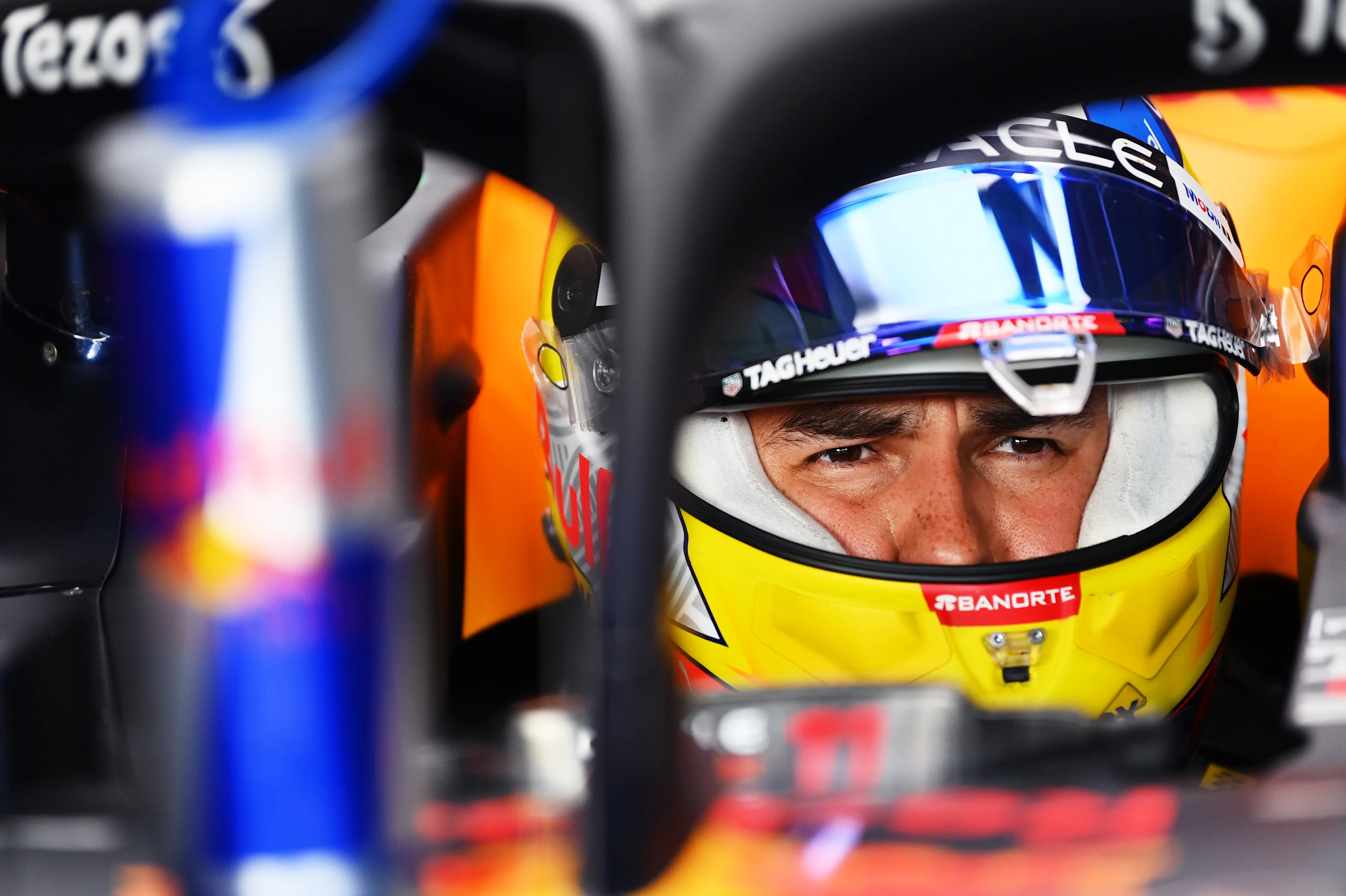 MONTREAL, QUEBEC - JUNE 17: Sergio Perez of Mexico and Oracle Red Bull Racing prepares to drive in