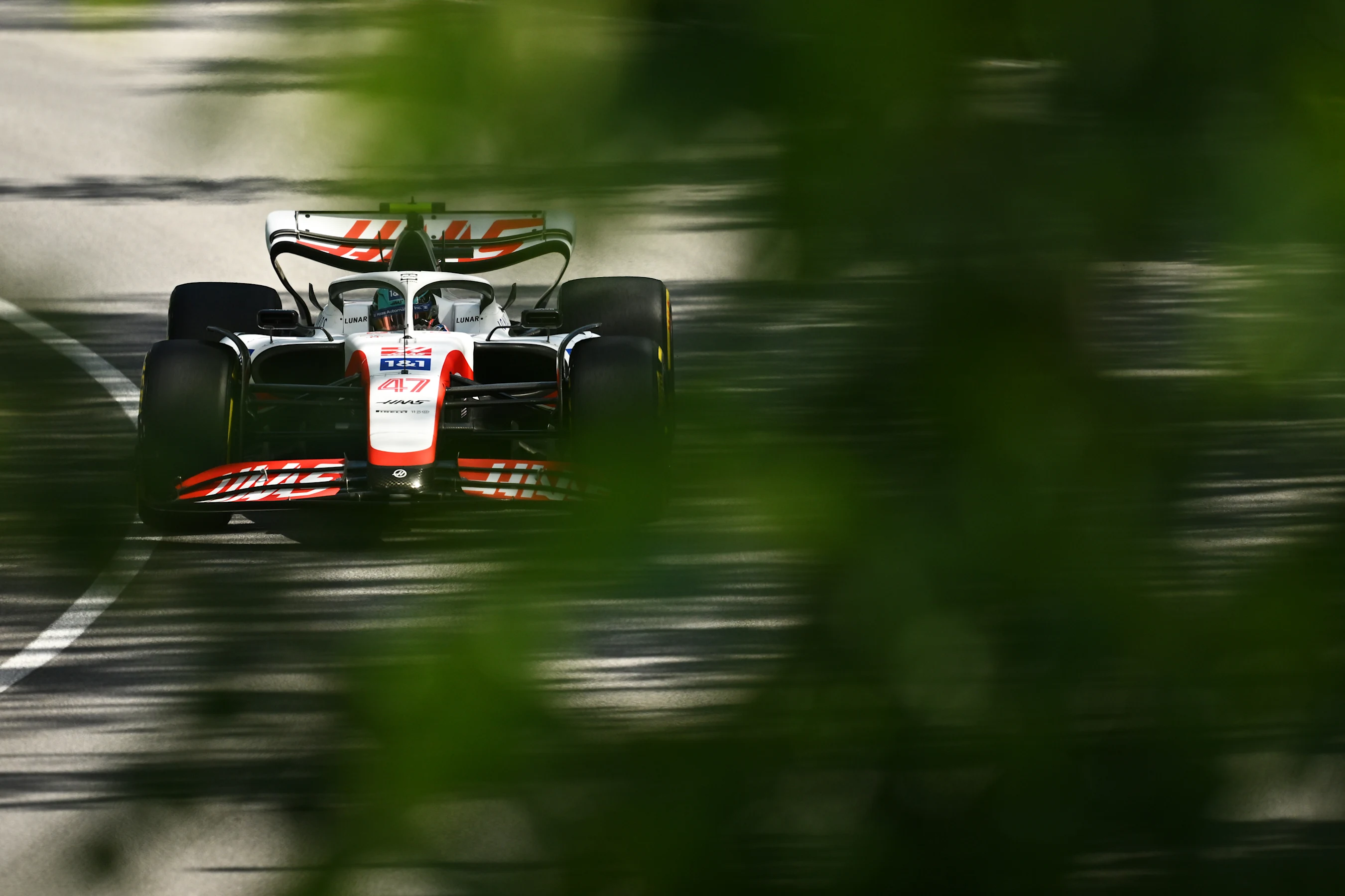MONTREAL, QUEBEC - JUNE 17: Mick Schumacher of Germany driving the (47) Haas F1 VF-22 Ferrari on