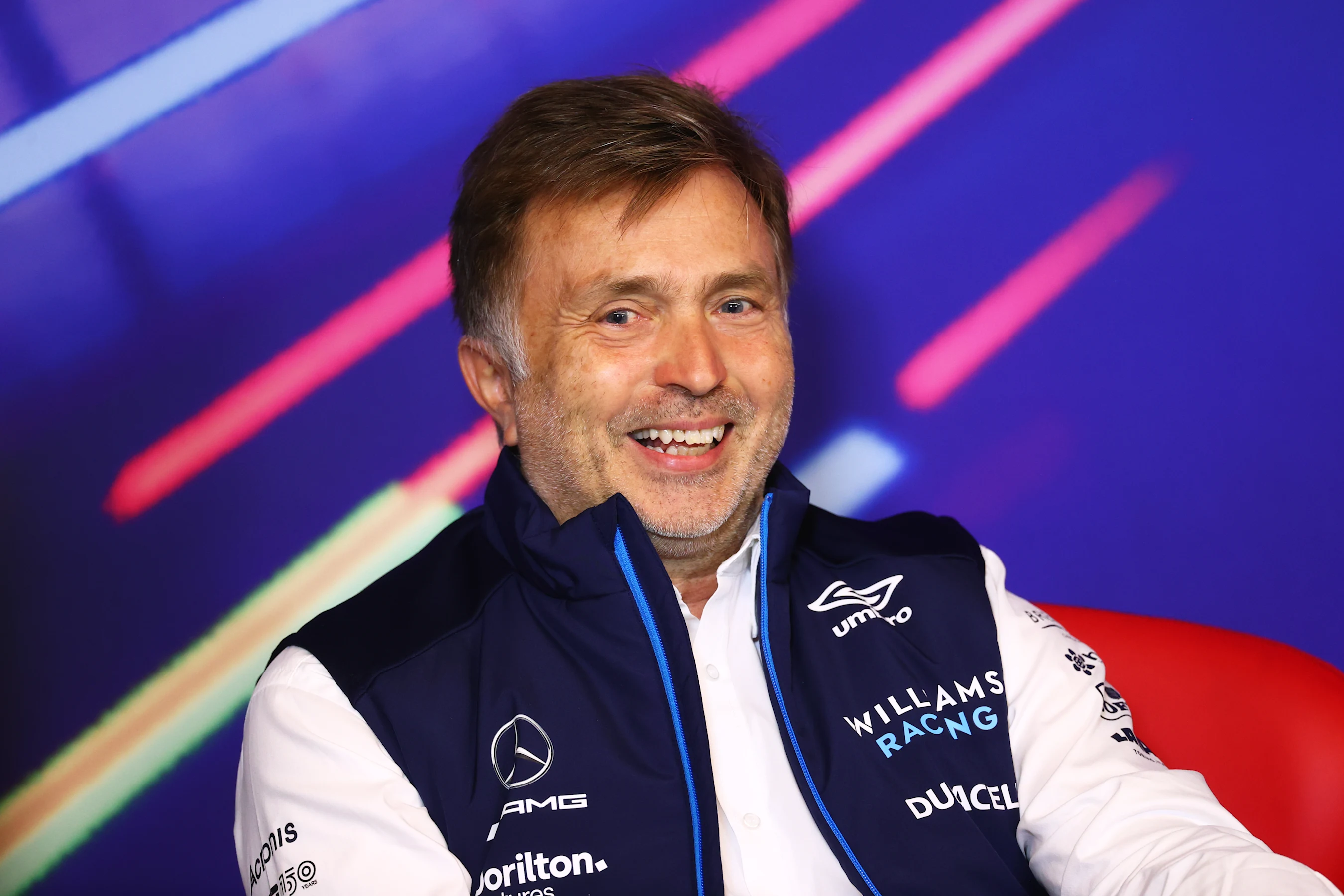 MONTREAL, QUEBEC - JUNE 18: Jost Capito, CEO of Williams F1 looks on in the Team Principals Press