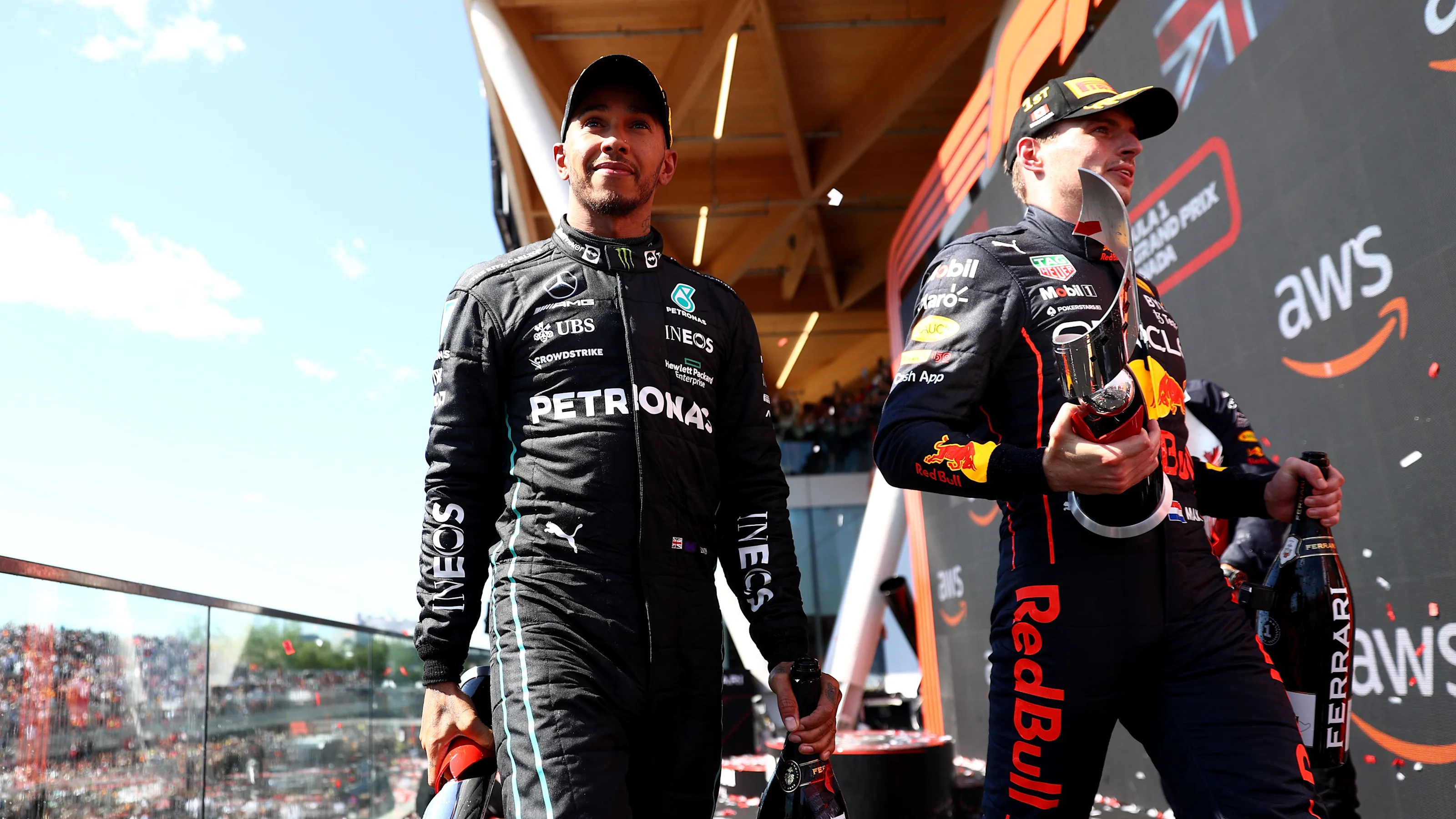 MONTREAL, QUEBEC - JUNE 19: Race winner Max Verstappen of the Netherlands and Oracle Red Bull