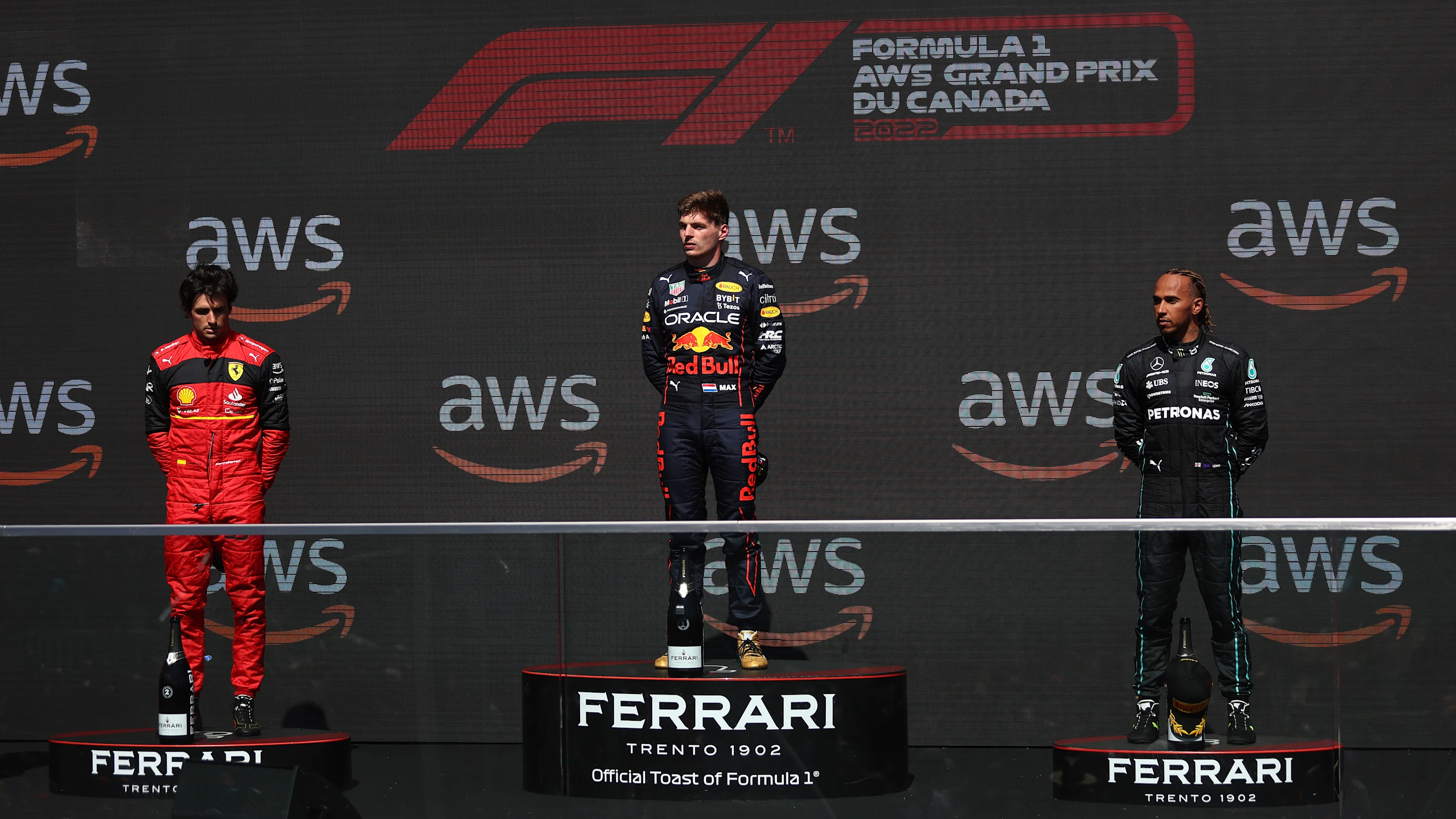 MONTREAL, QUEBEC - JUNE 19: Race winner Max Verstappen of the Netherlands and Oracle Red Bull
