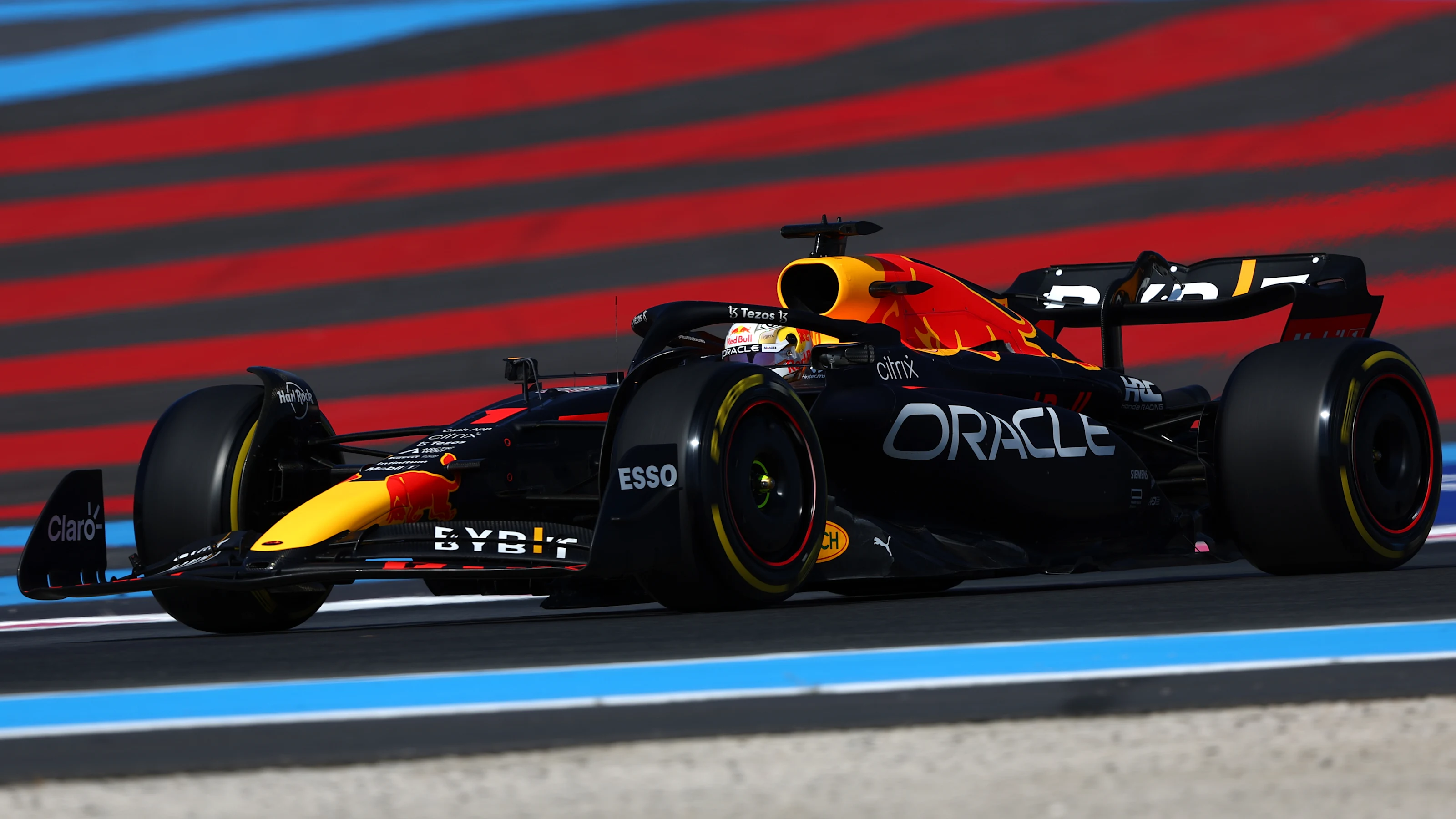 LE CASTELLET, FRANCE - JULY 22: Max Verstappen of the Netherlands driving the (1) Oracle Red Bull