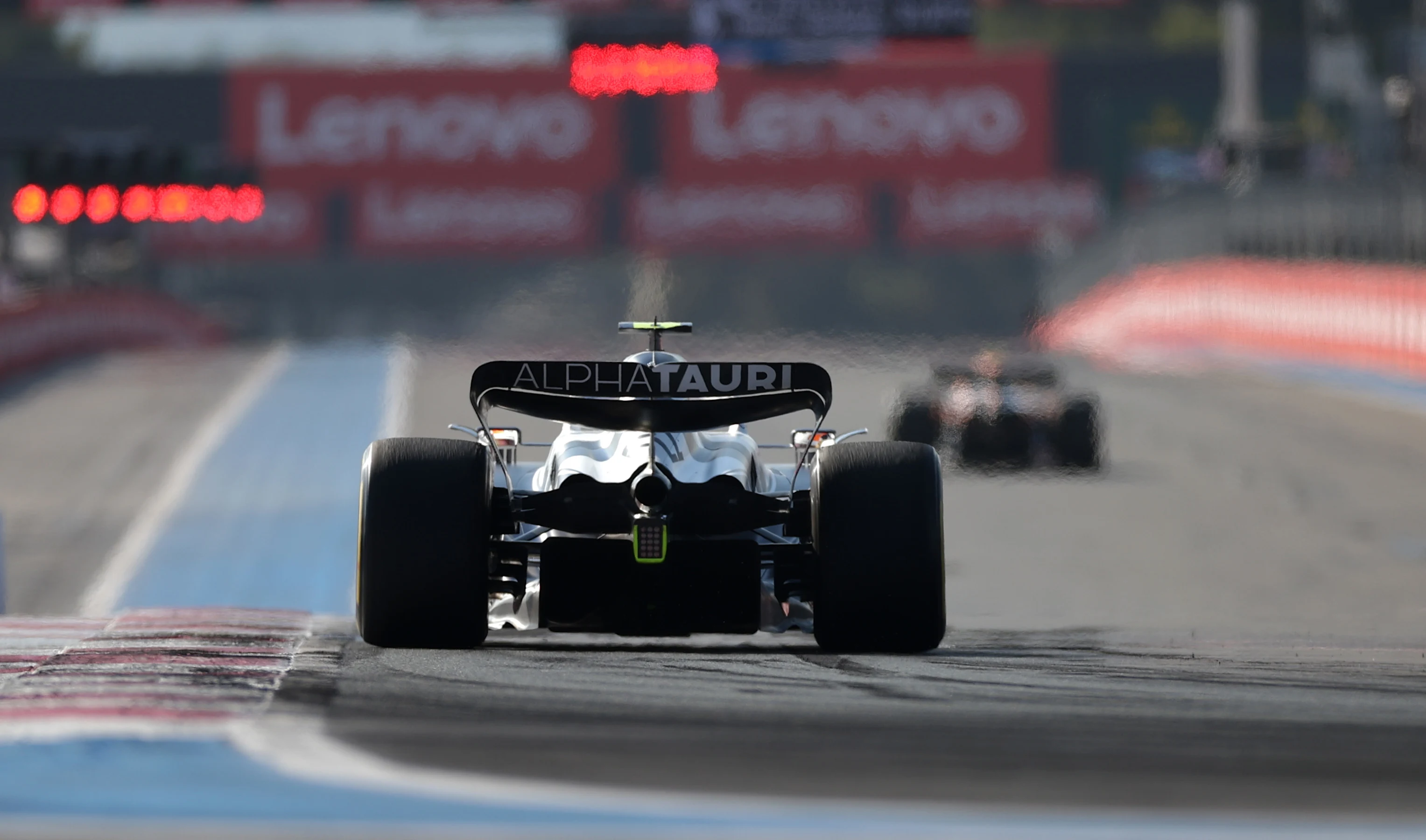 LE CASTELLET, FRANCE - JULY 22: Yuki Tsunoda of Japan driving the (22) Scuderia AlphaTauri AT03 on